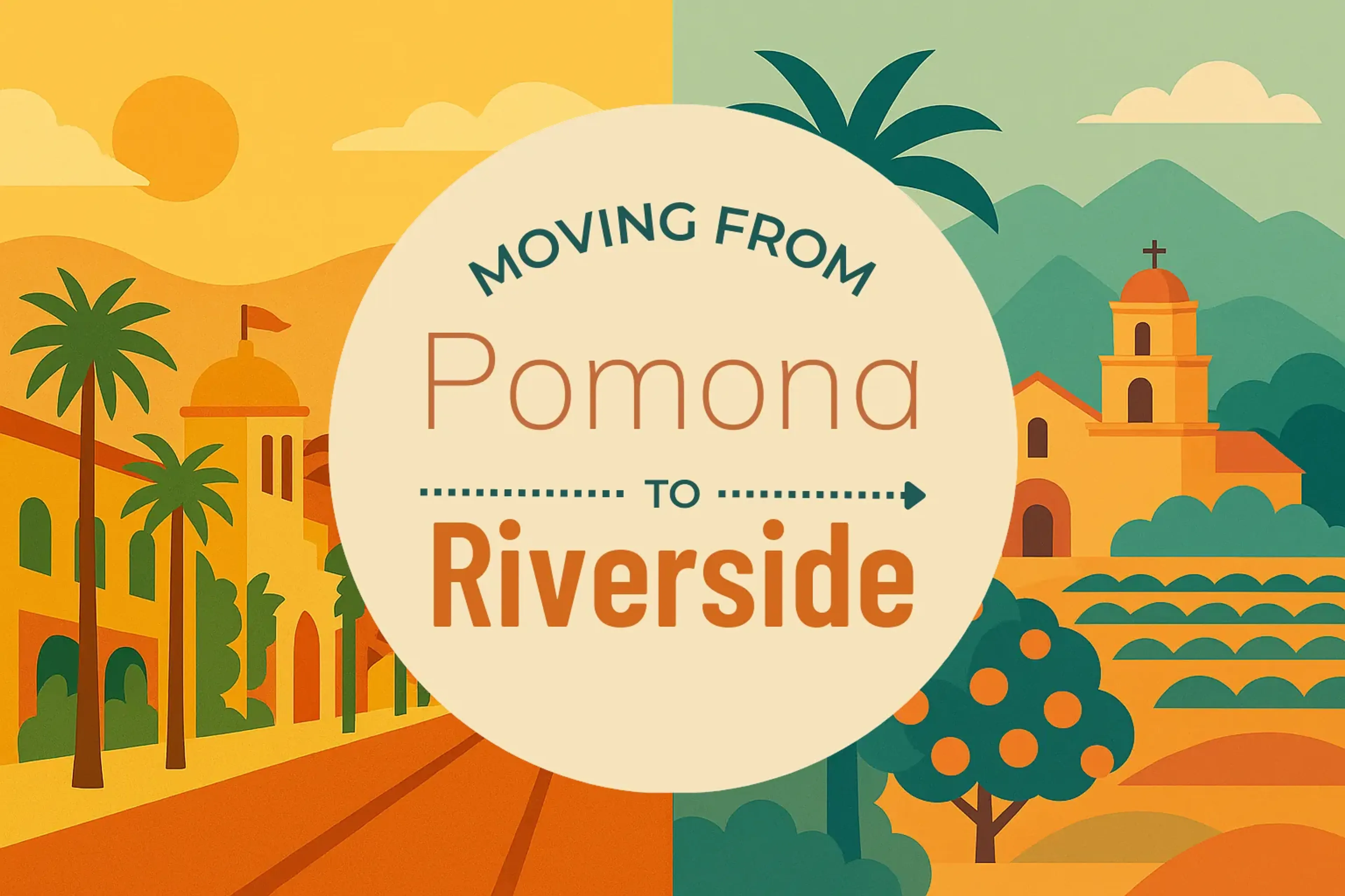 Side-by-side comparison of Pomona to Riverside moving companies
