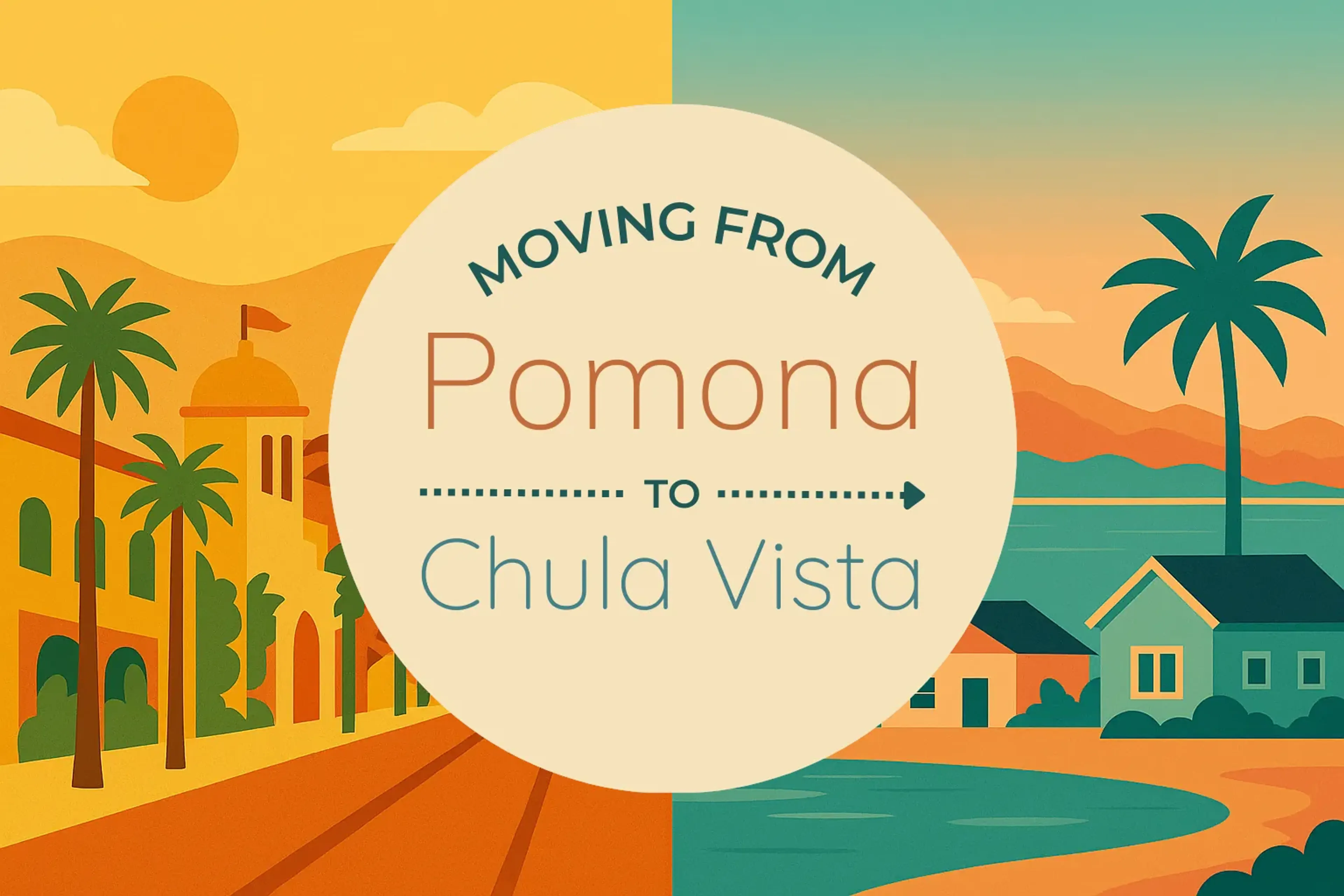 Side-by-side comparison of Pomona to Chula Vista moving companies