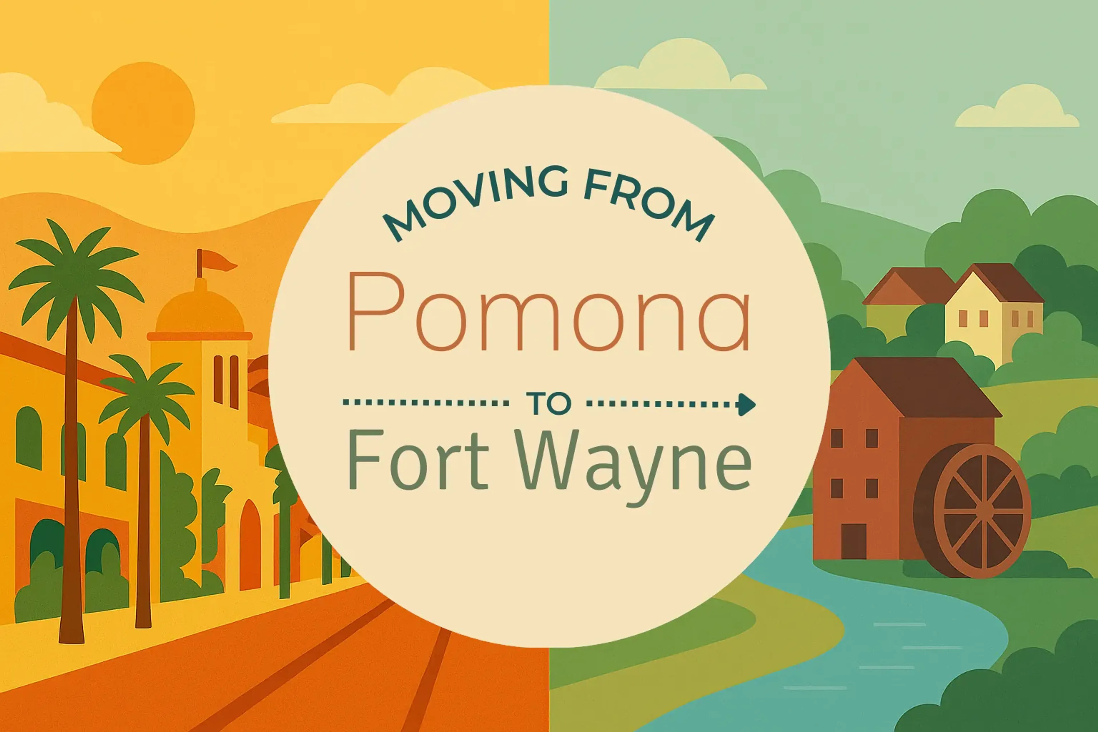 Side-by-side comparison of Pomona to Fort Wayne moving companies