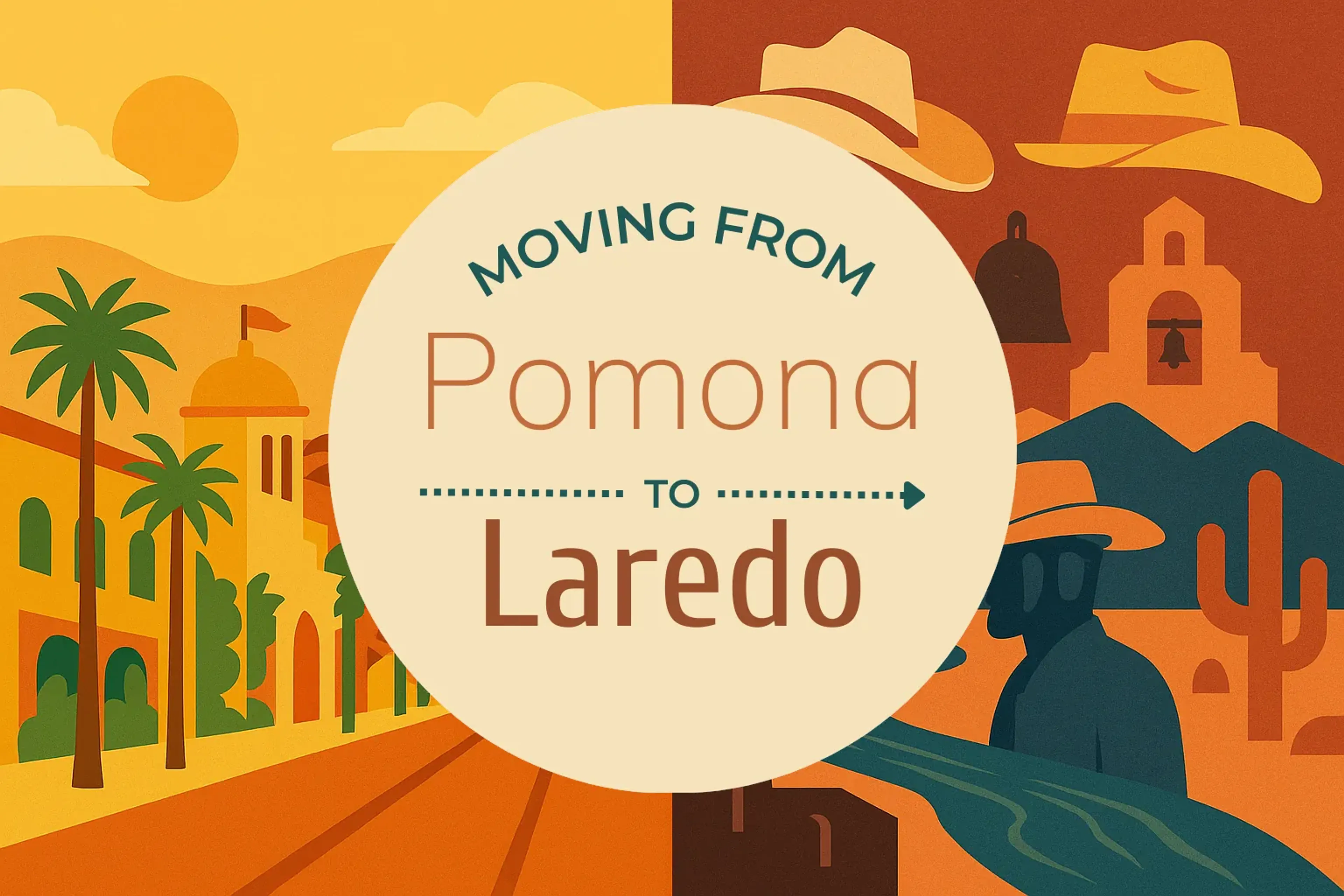 Side-by-side comparison of Pomona to Laredo moving companies