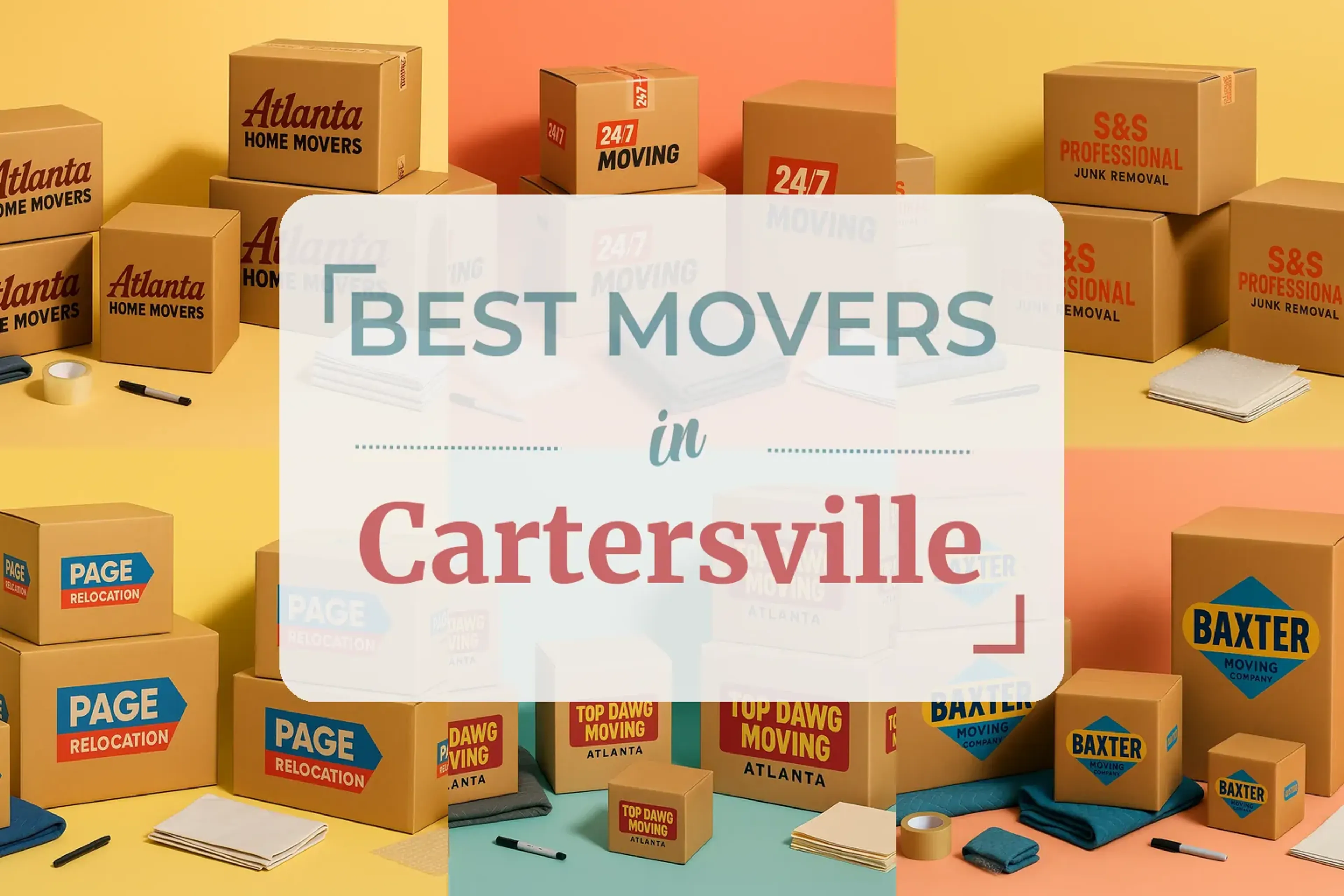 Side-by-side comparison of Cartersville moving companies