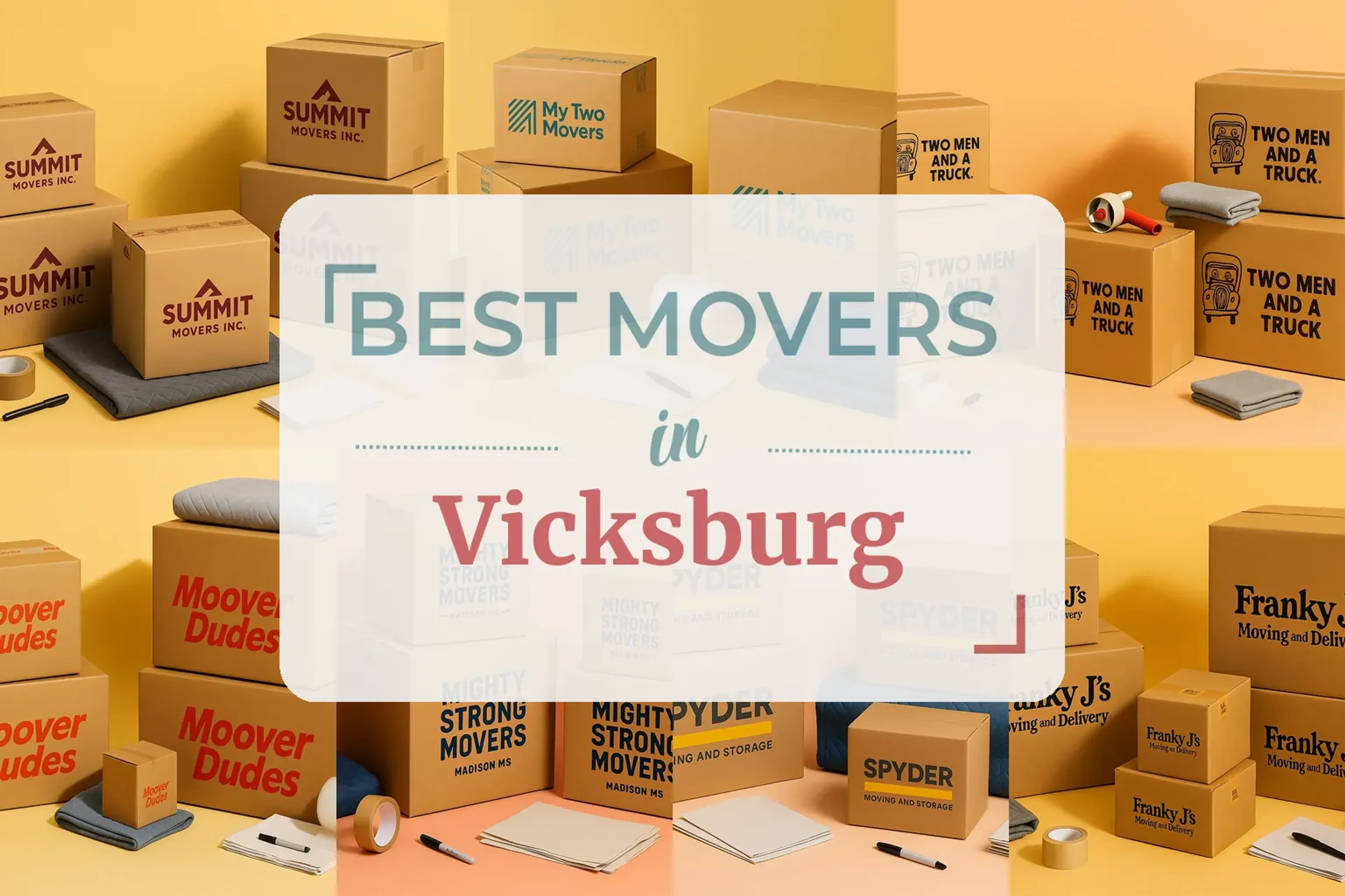 Side-by-side comparison of Vicksburg moving companies