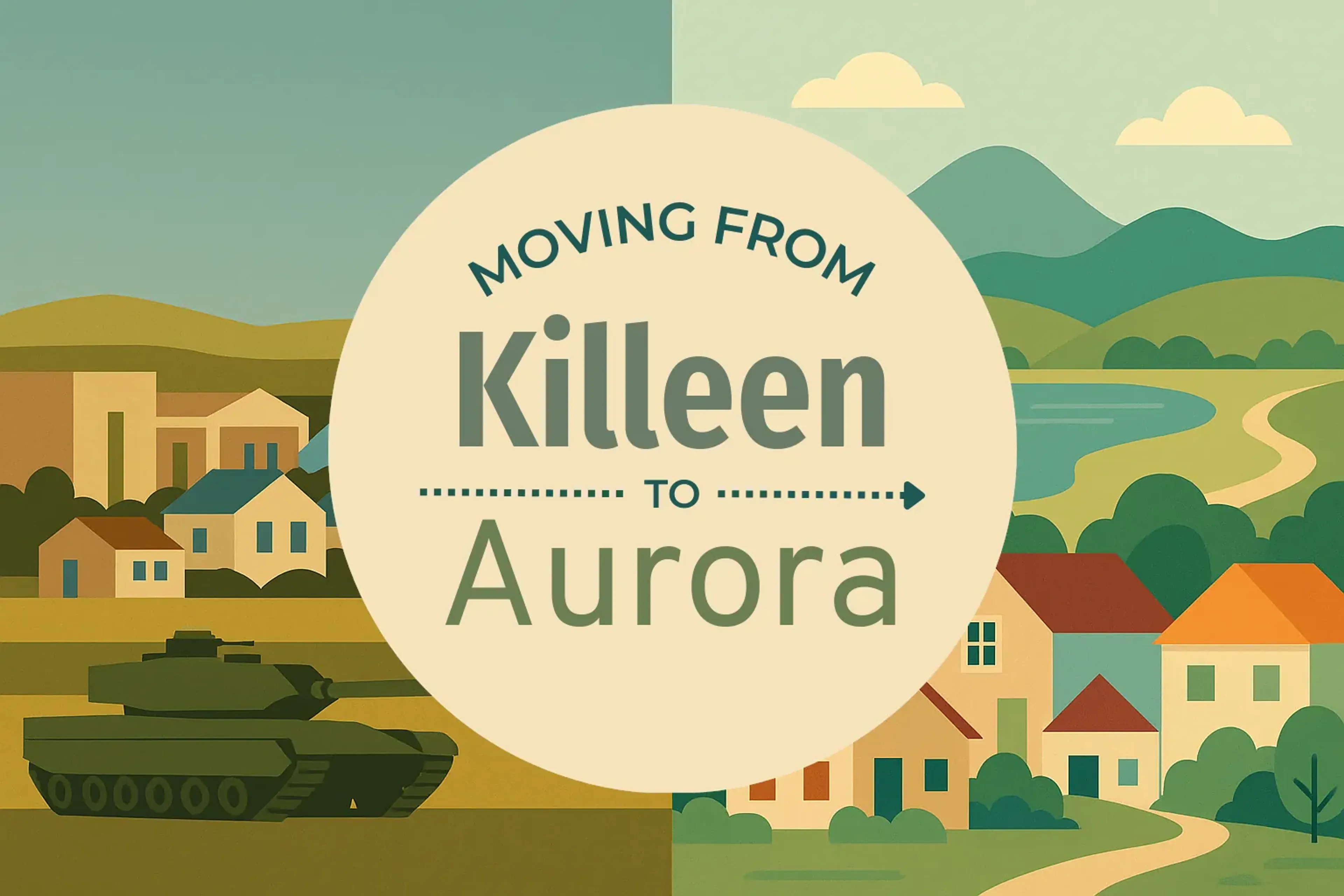 Side-by-side comparison of Killeen to Aurora moving companies