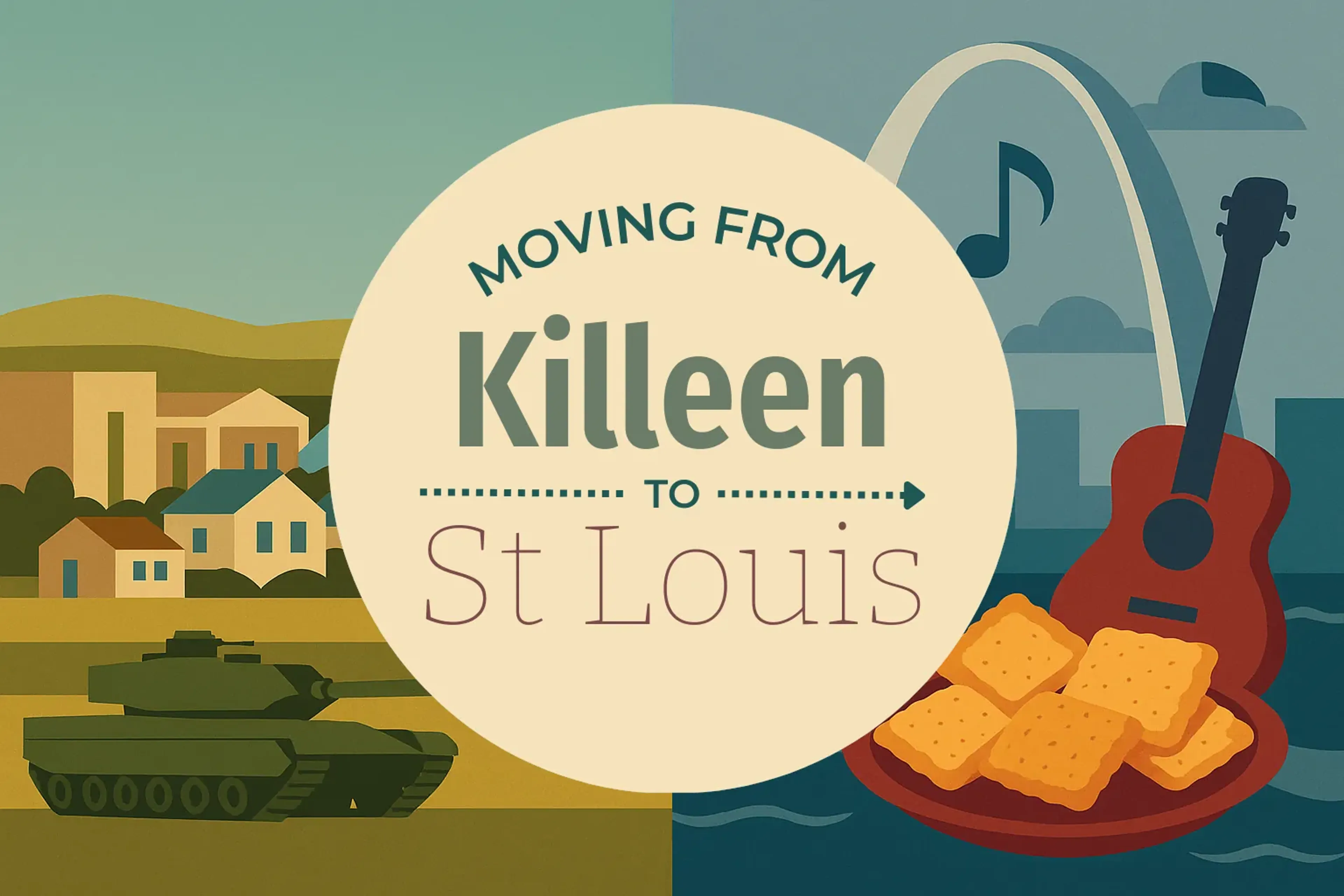 Side-by-side comparison of Killeen to St. Louis moving companies