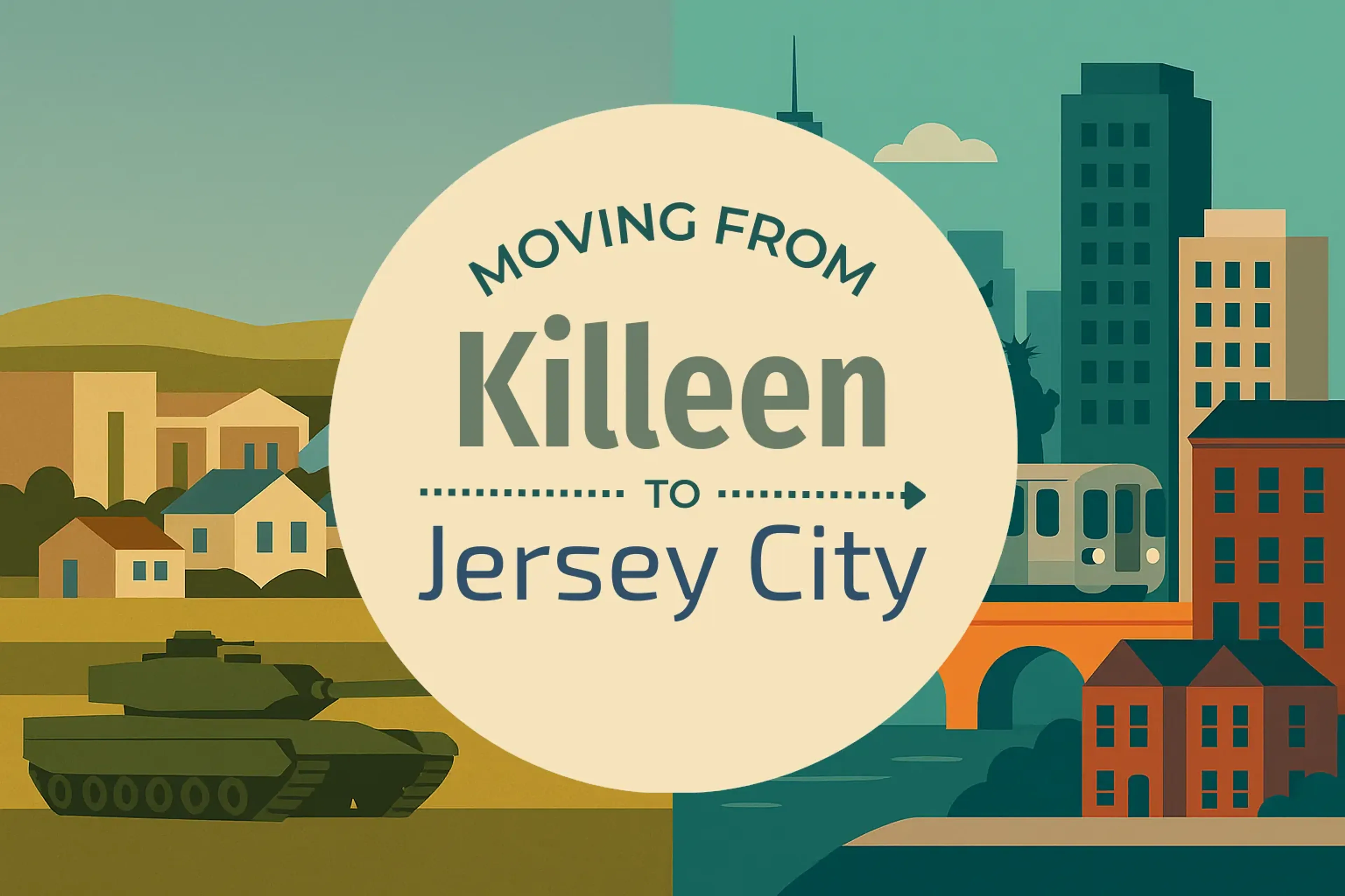 Side-by-side comparison of Killeen to Jersey City moving companies