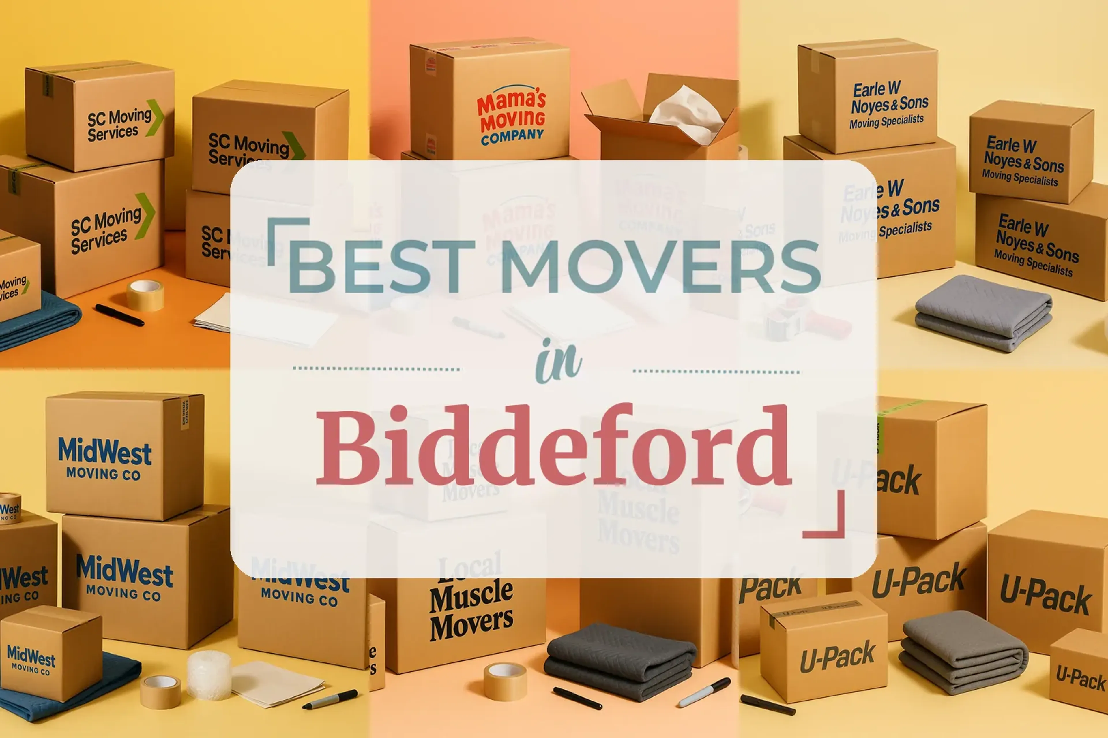 Side-by-side comparison of Biddeford moving companies