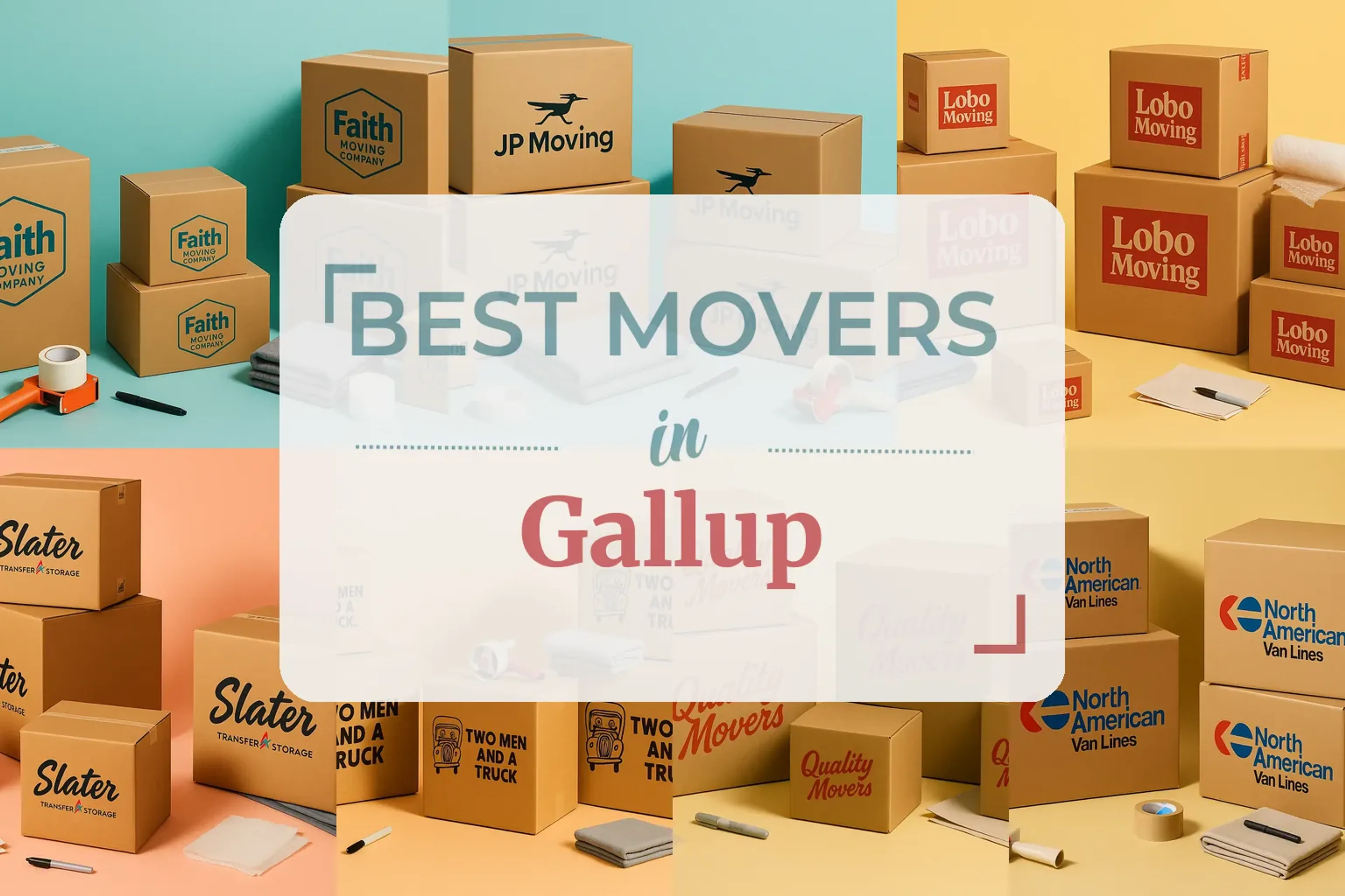 Side-by-side comparison of Gallup moving companies