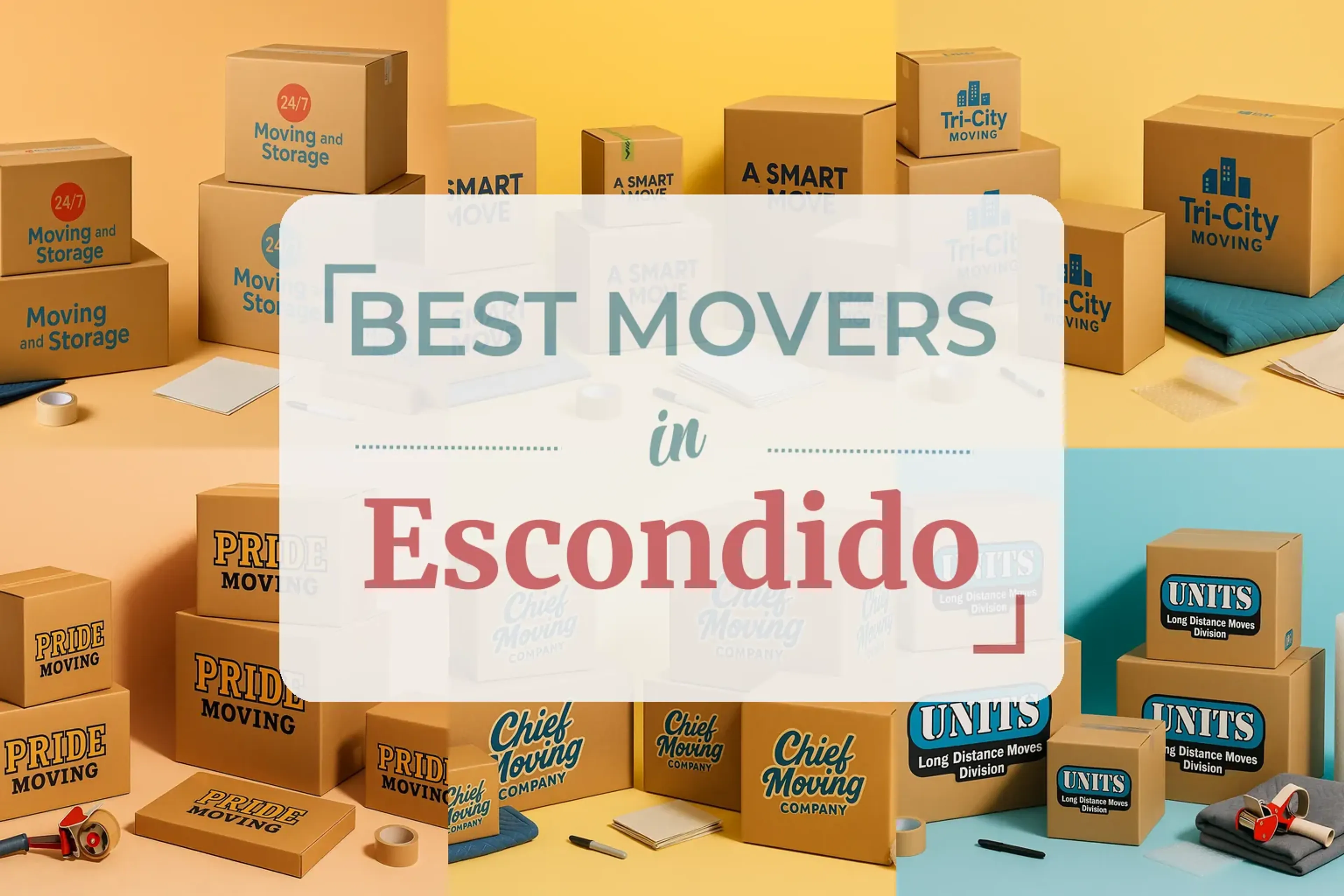 Side-by-side comparison of Escondido moving companies