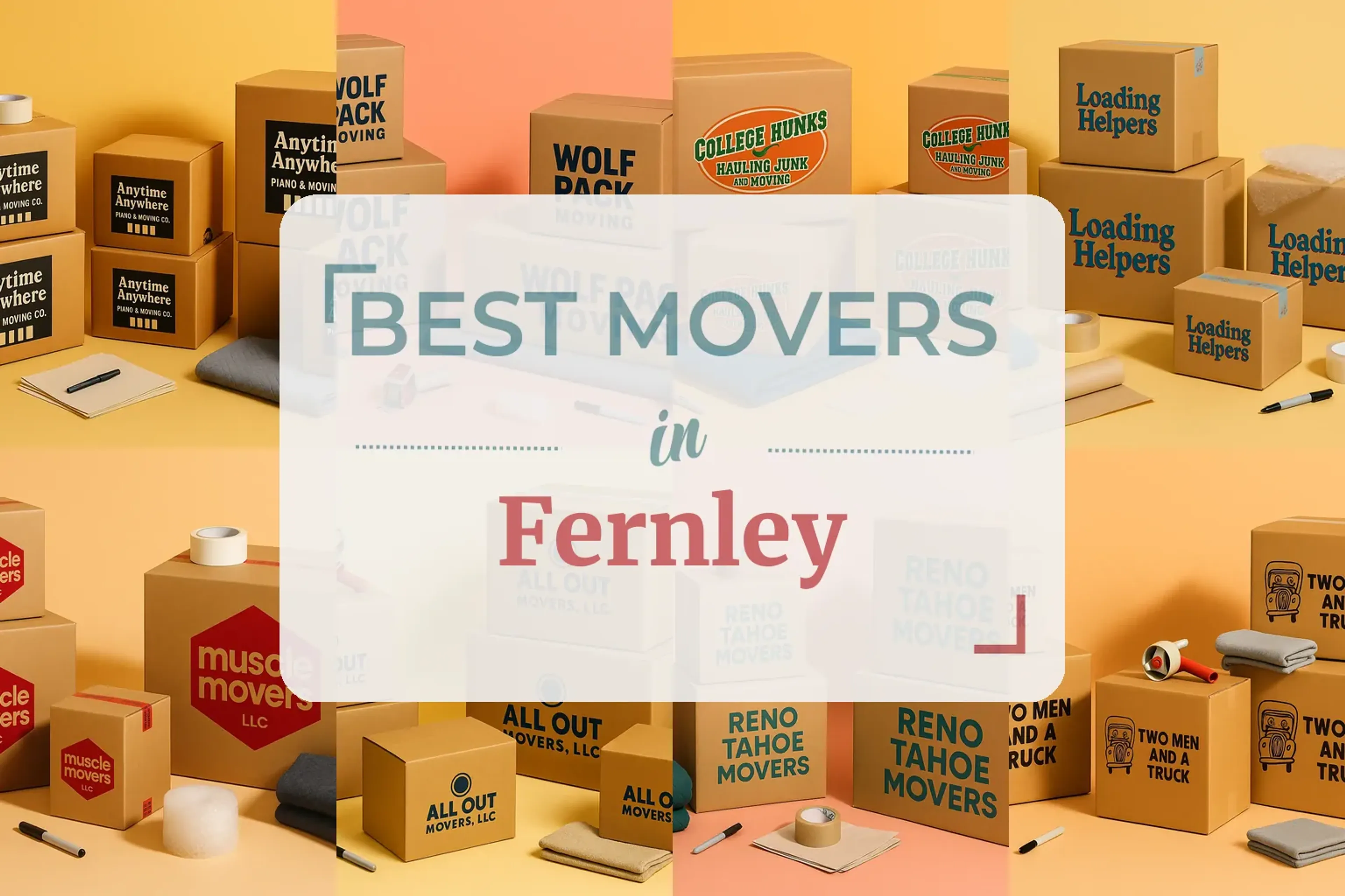 Side-by-side comparison of Fernley moving companies