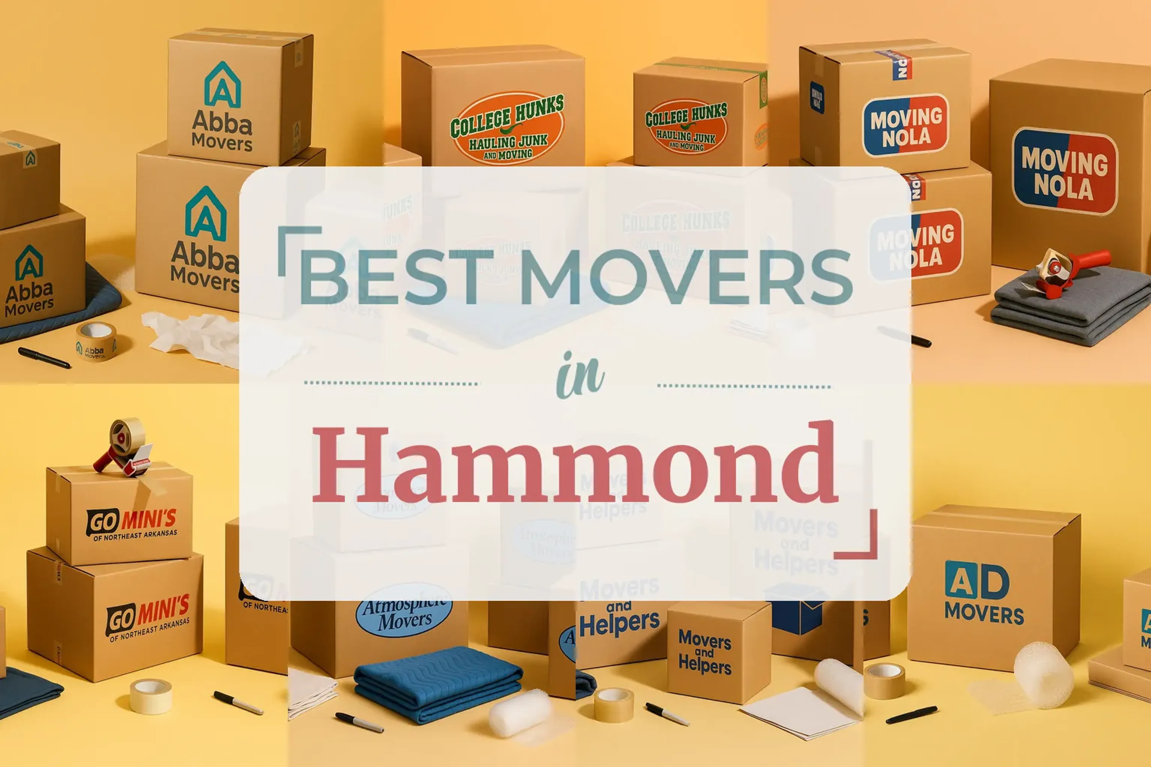 Side-by-side comparison of Hammond moving companies
