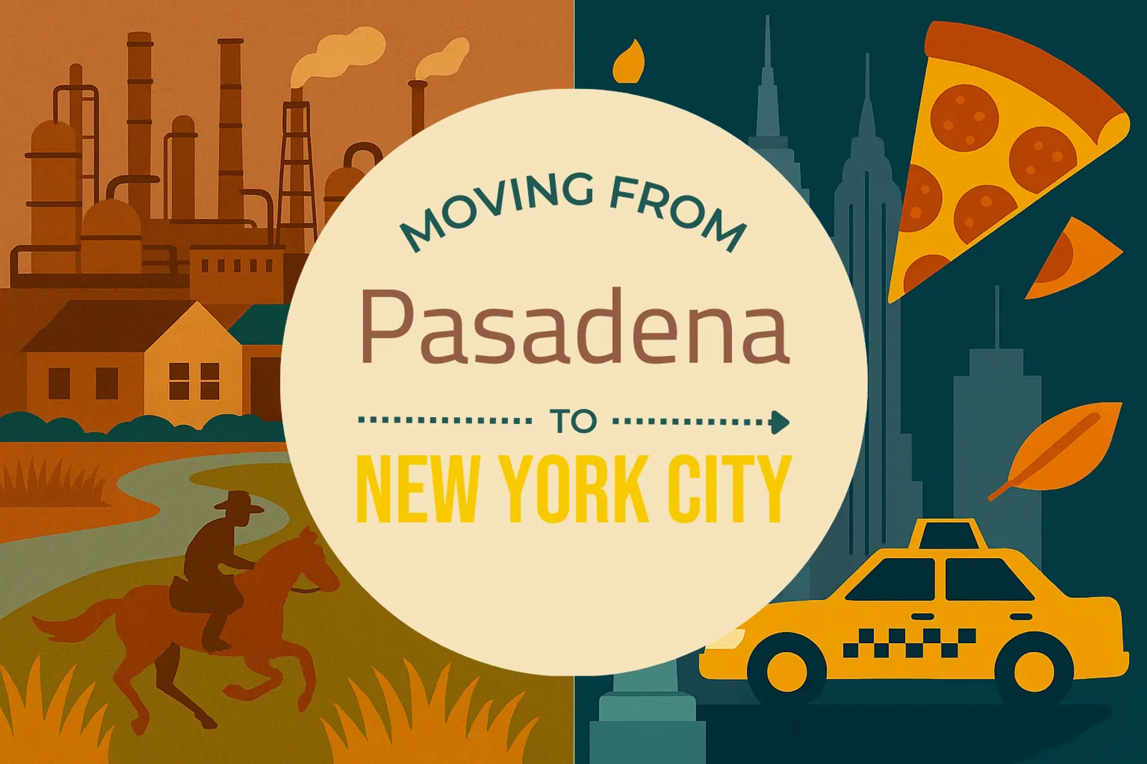 Side-by-side comparison of Pasadena to New York City moving companies