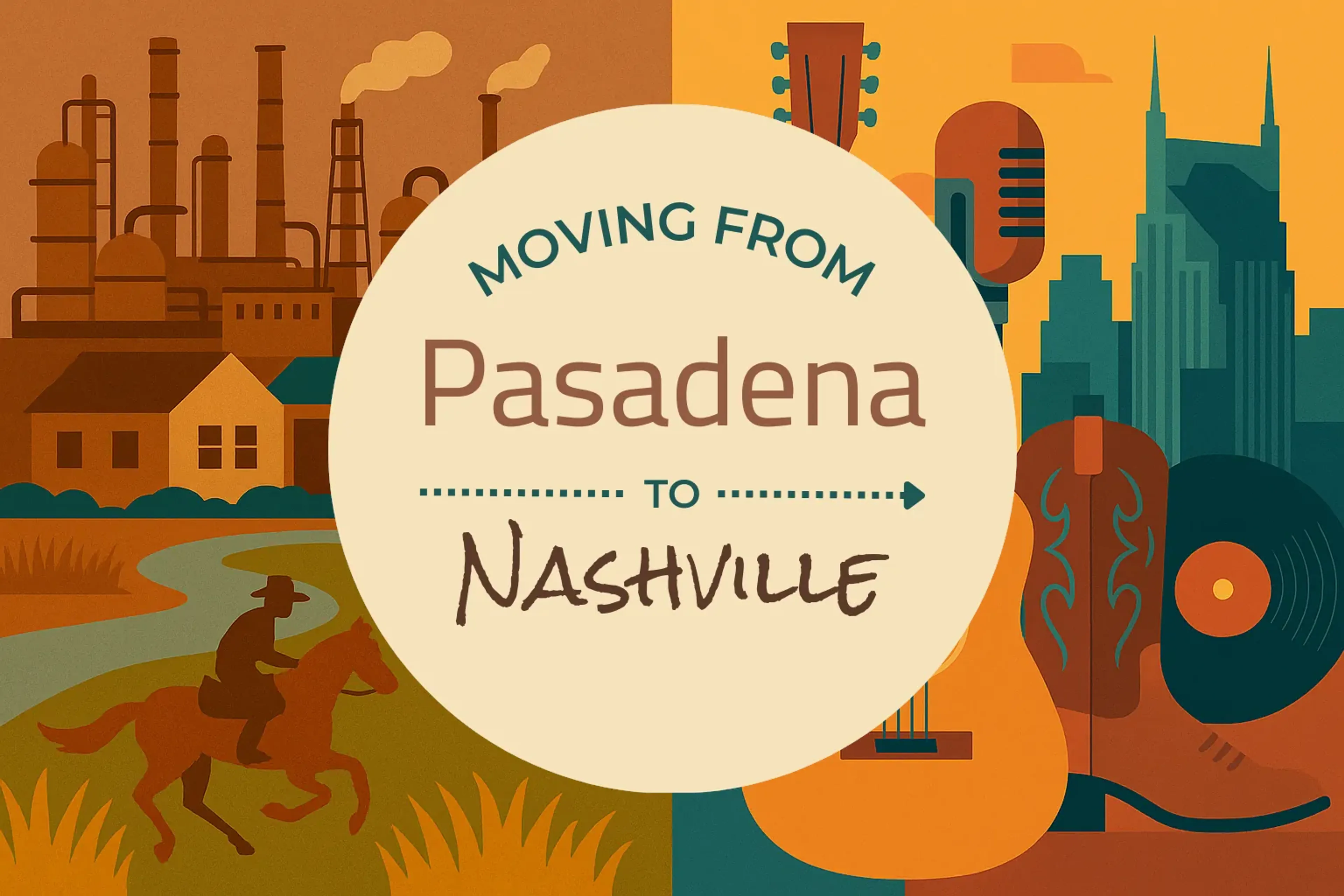 Side-by-side comparison of Pasadena to Nashville moving companies