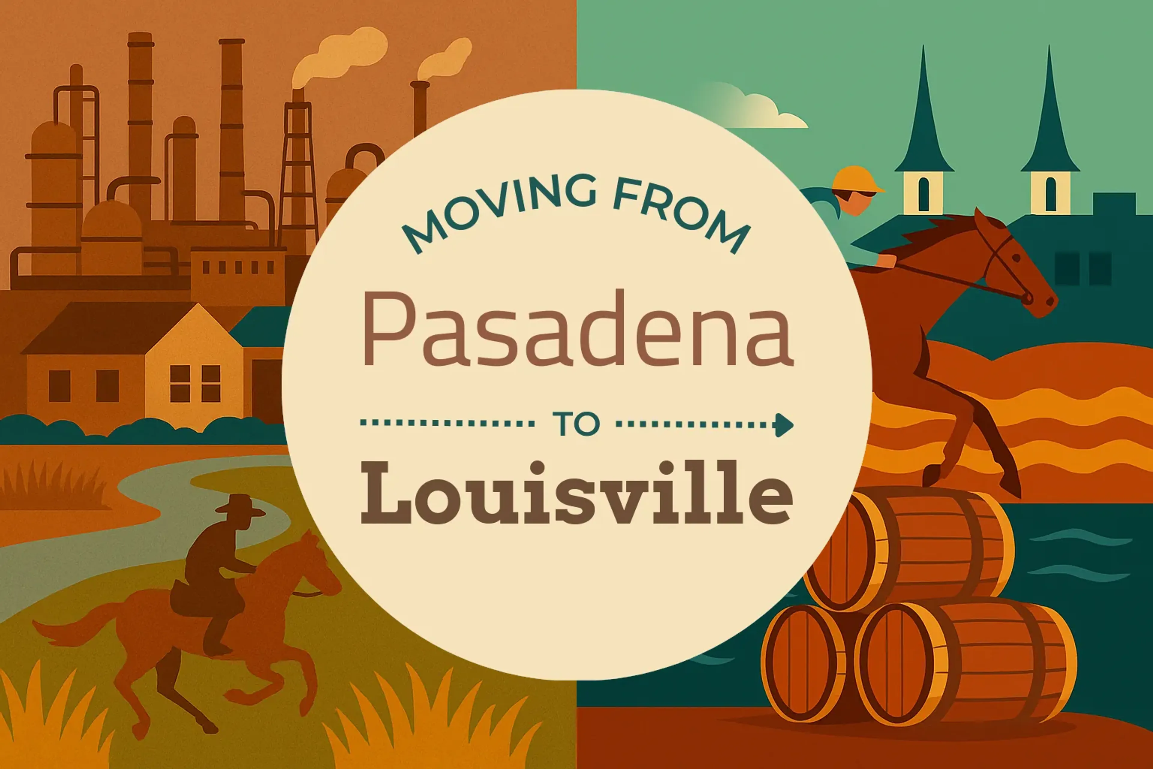 Side-by-side comparison of Pasadena to Louisville moving companies
