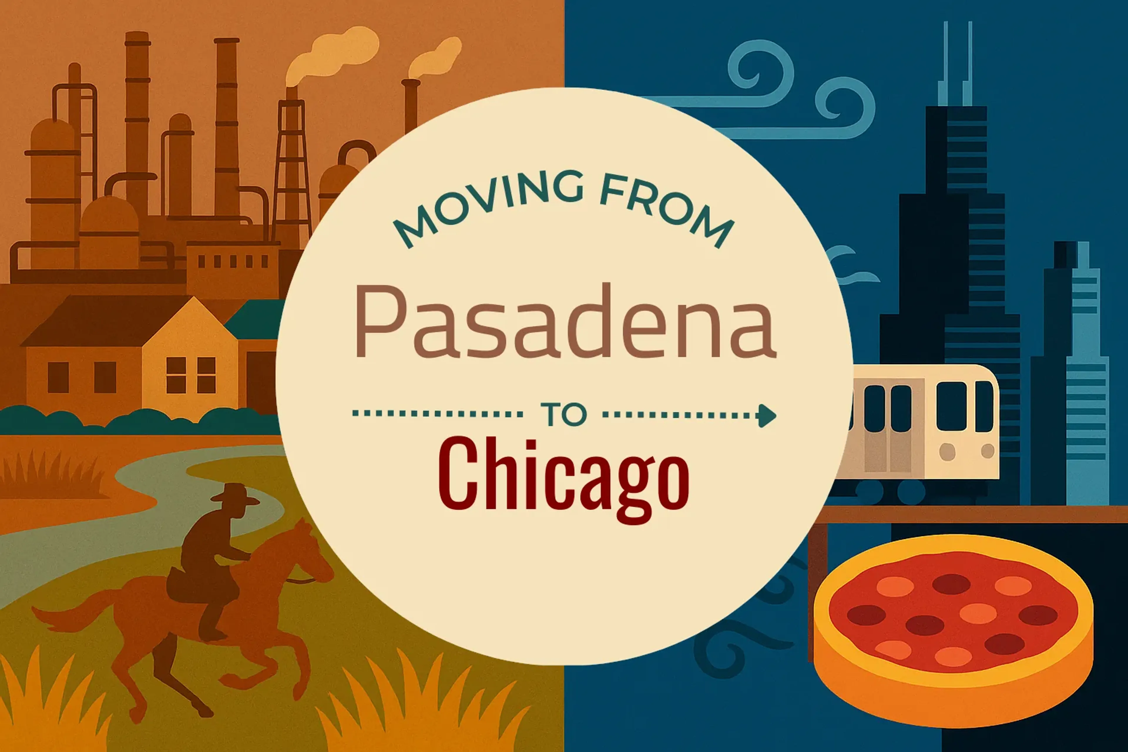 Side-by-side comparison of Pasadena to Chicago moving companies