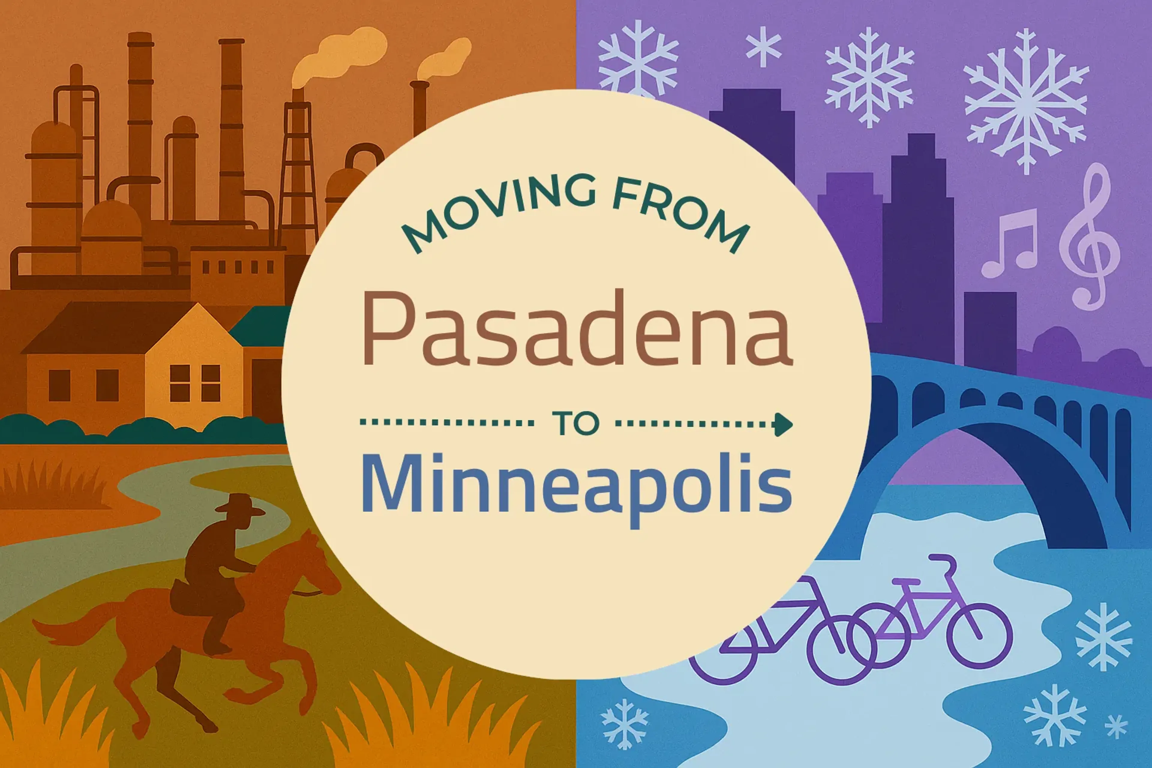 Side-by-side comparison of Pasadena to Minneapolis moving companies