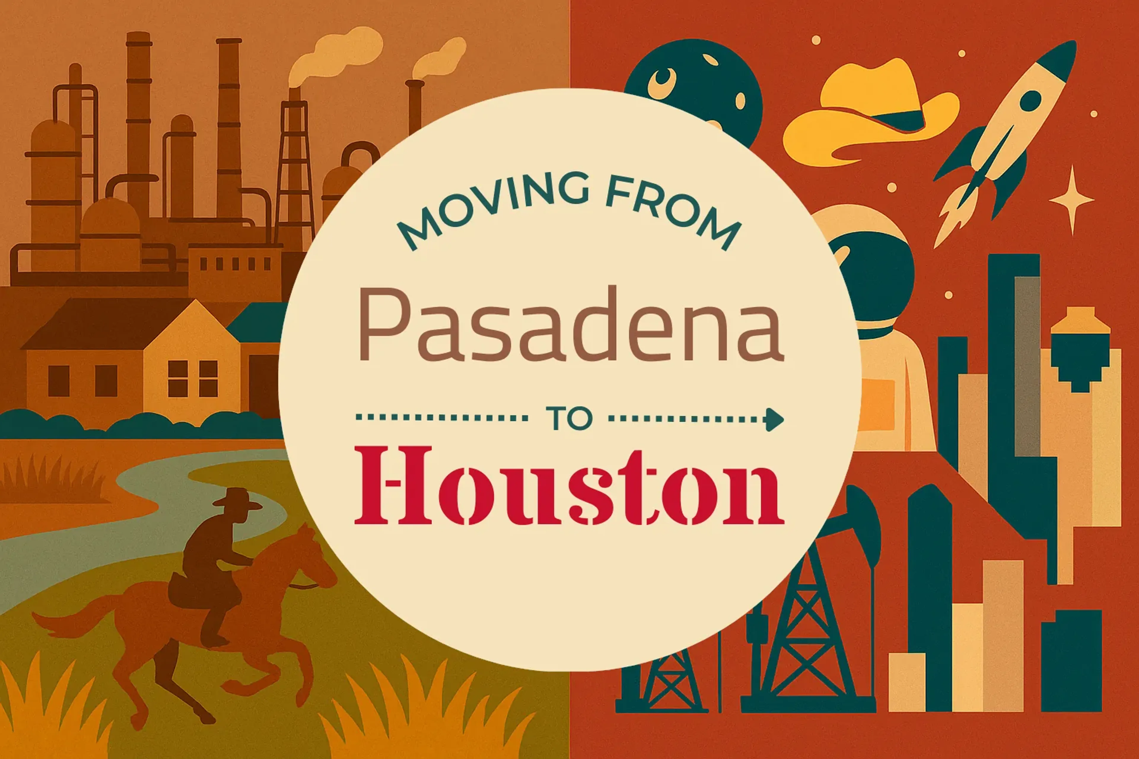 Side-by-side comparison of Pasadena to Houston moving companies