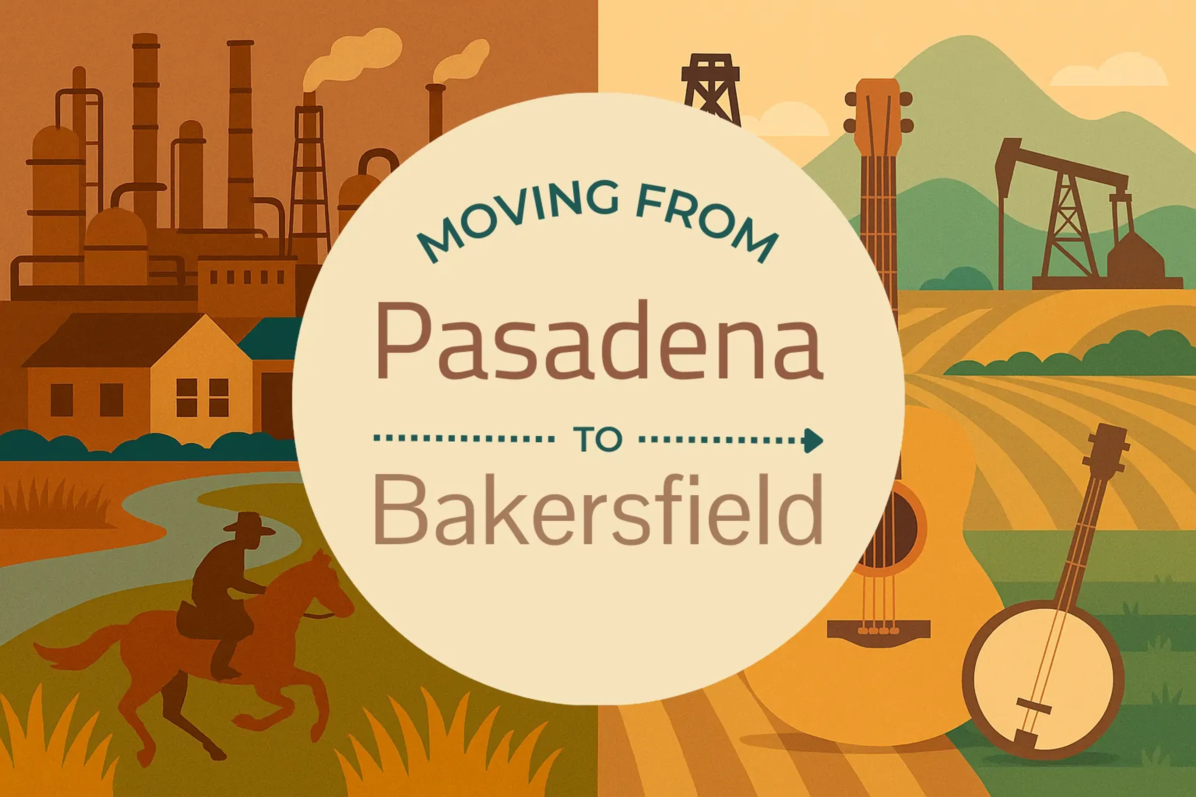 Side-by-side comparison of Pasadena to Bakersfield moving companies