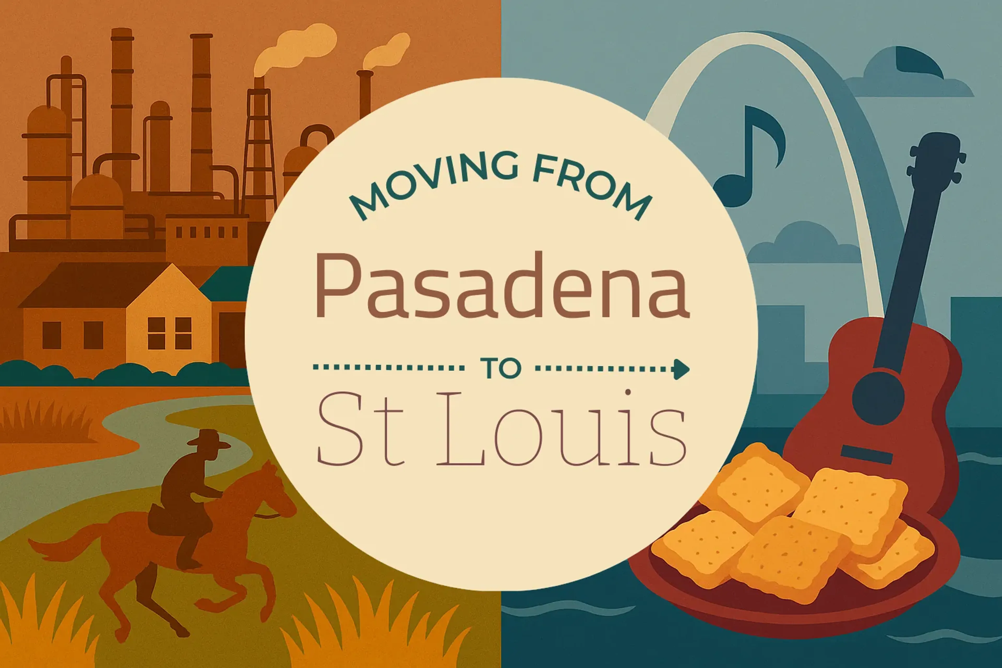 Side-by-side comparison of Pasadena to St. Louis moving companies