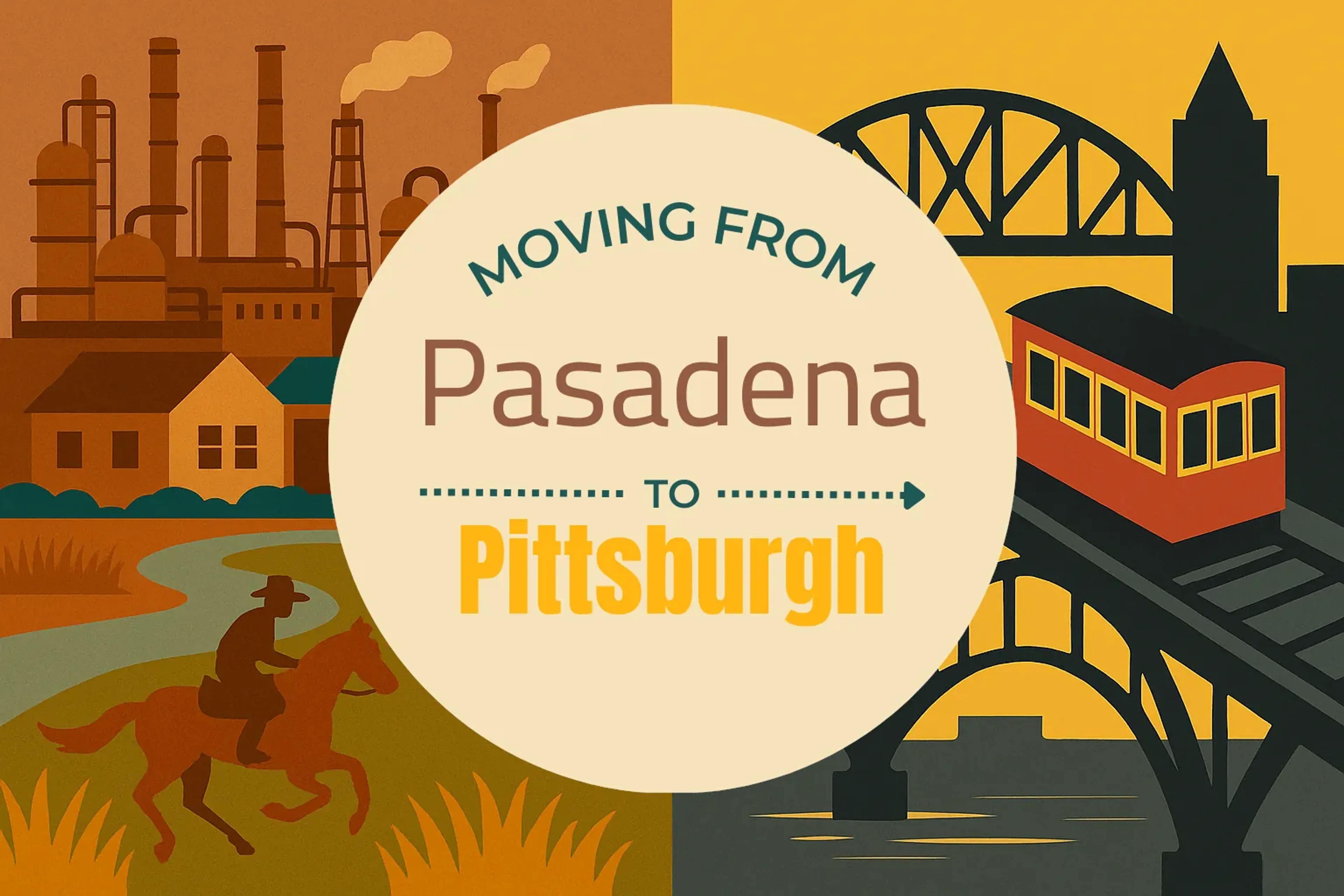Side-by-side comparison of Pasadena to Pittsburgh moving companies