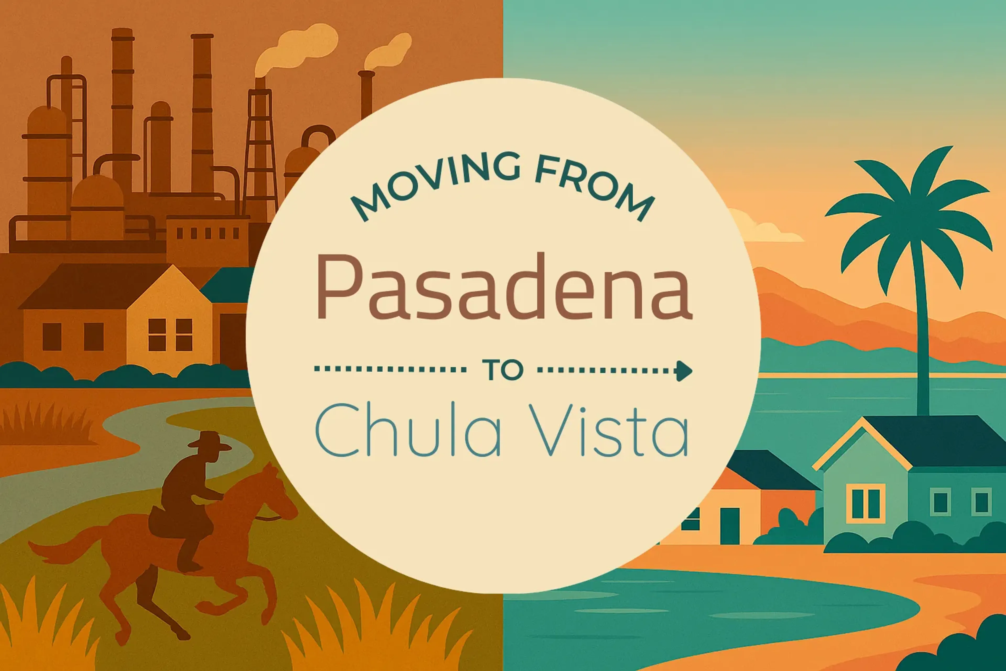 Side-by-side comparison of Pasadena to Chula Vista moving companies