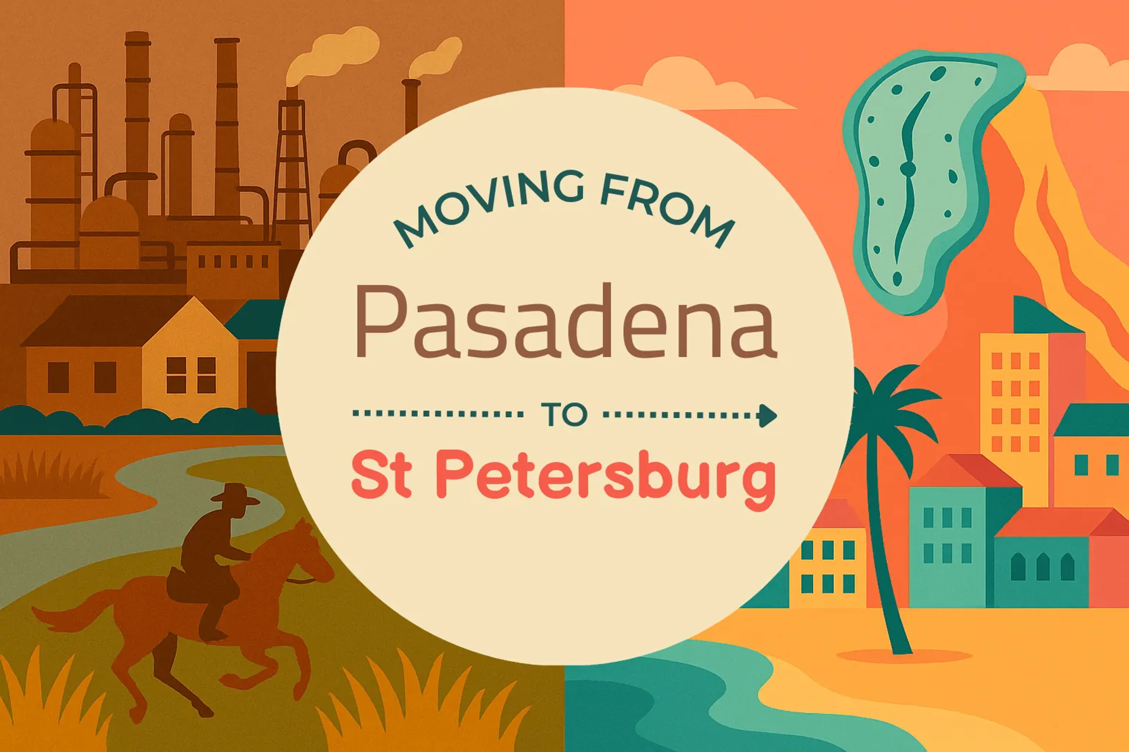 Side-by-side comparison of Pasadena to St. Petersburg moving companies