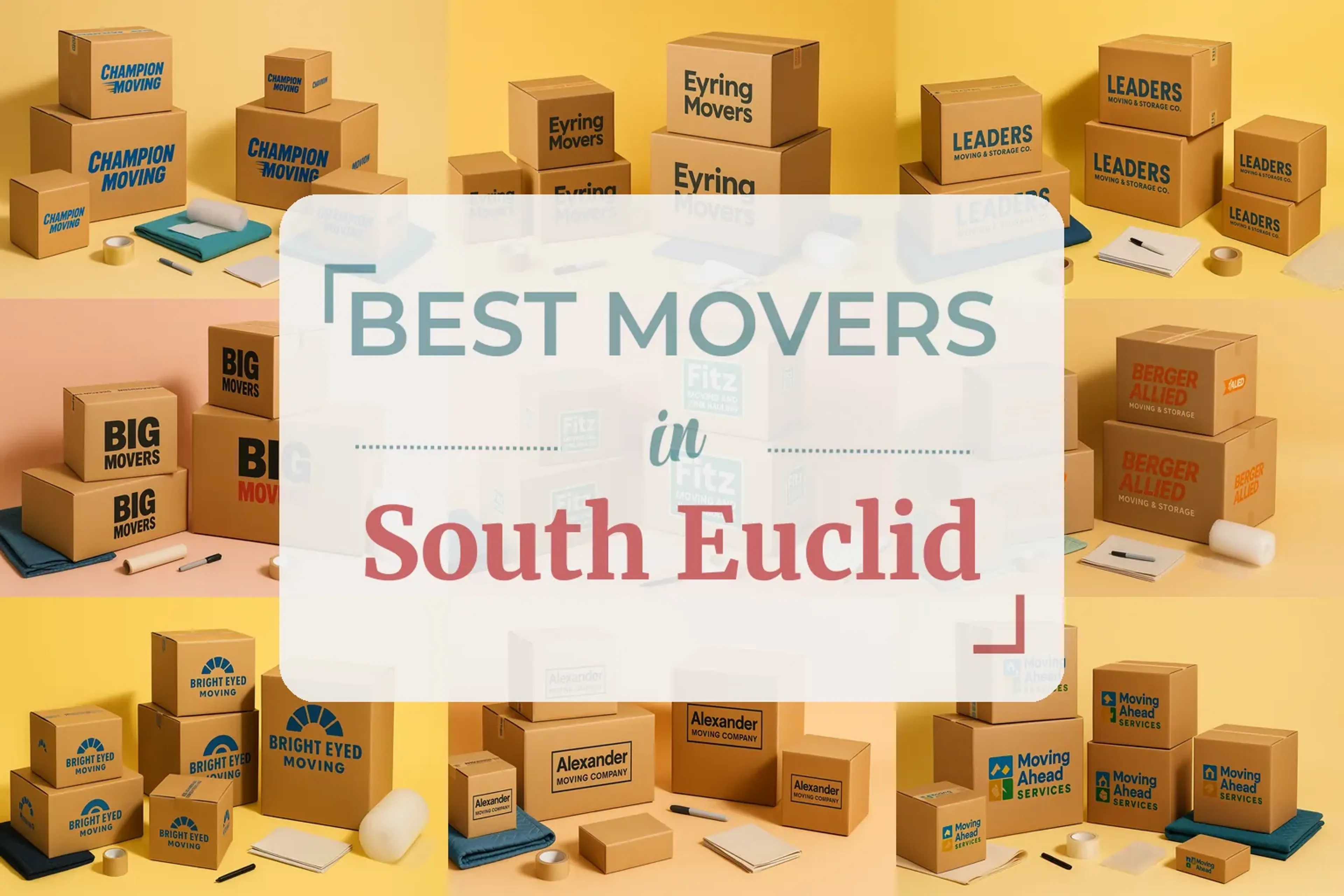 Side-by-side comparison of South Euclid moving companies