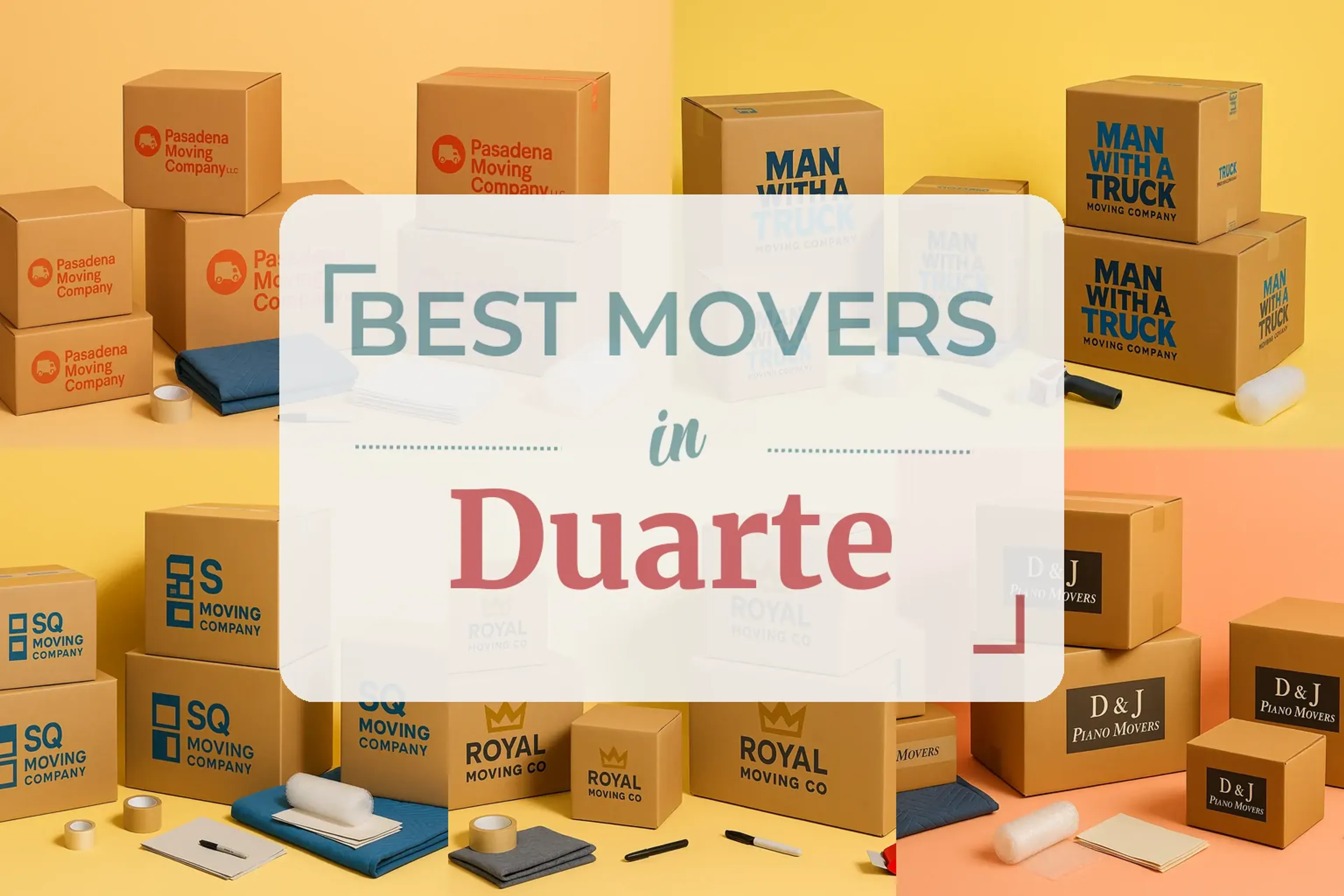 Side-by-side comparison of Duarte moving companies