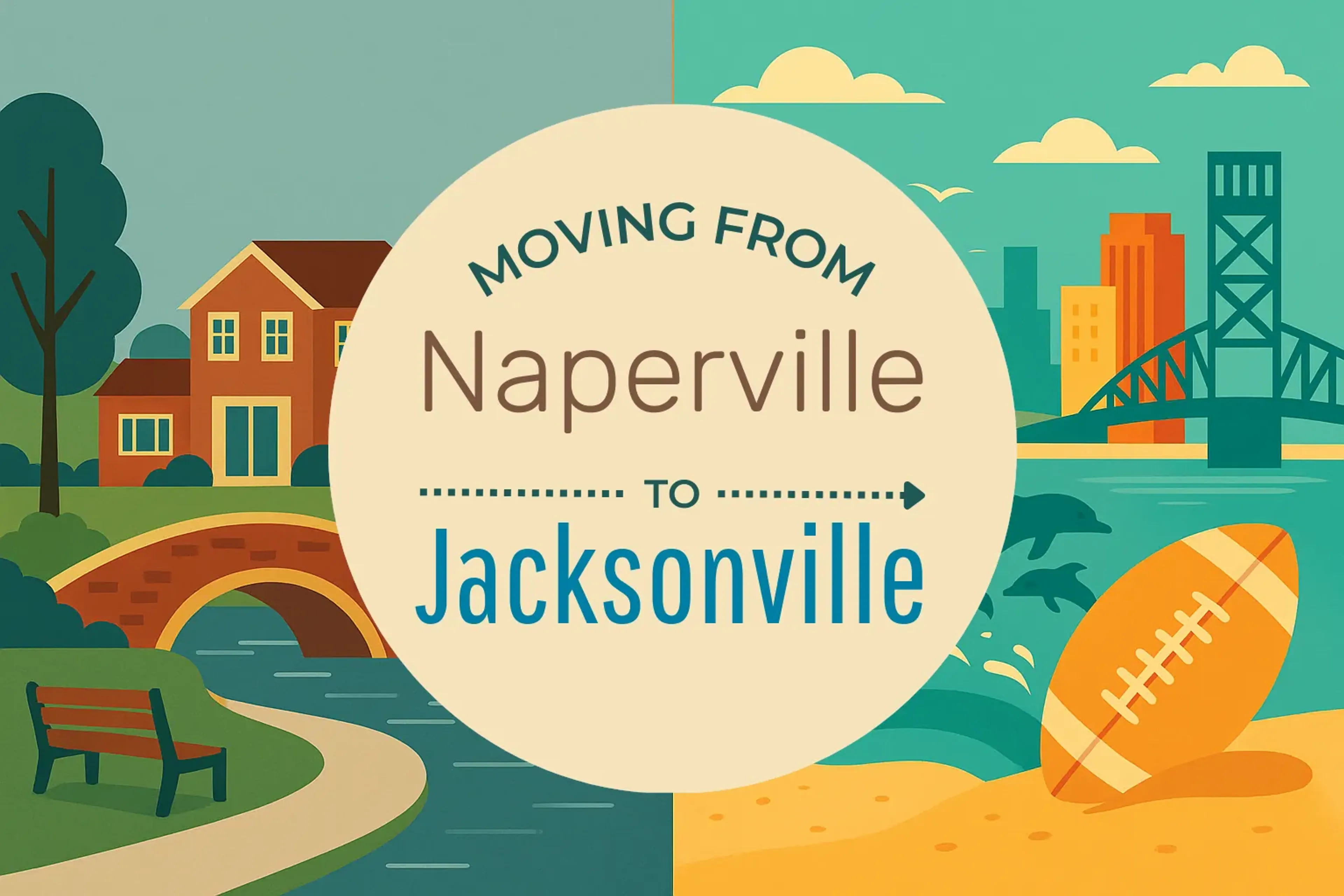 Side-by-side comparison of Naperville to Jacksonville moving companies