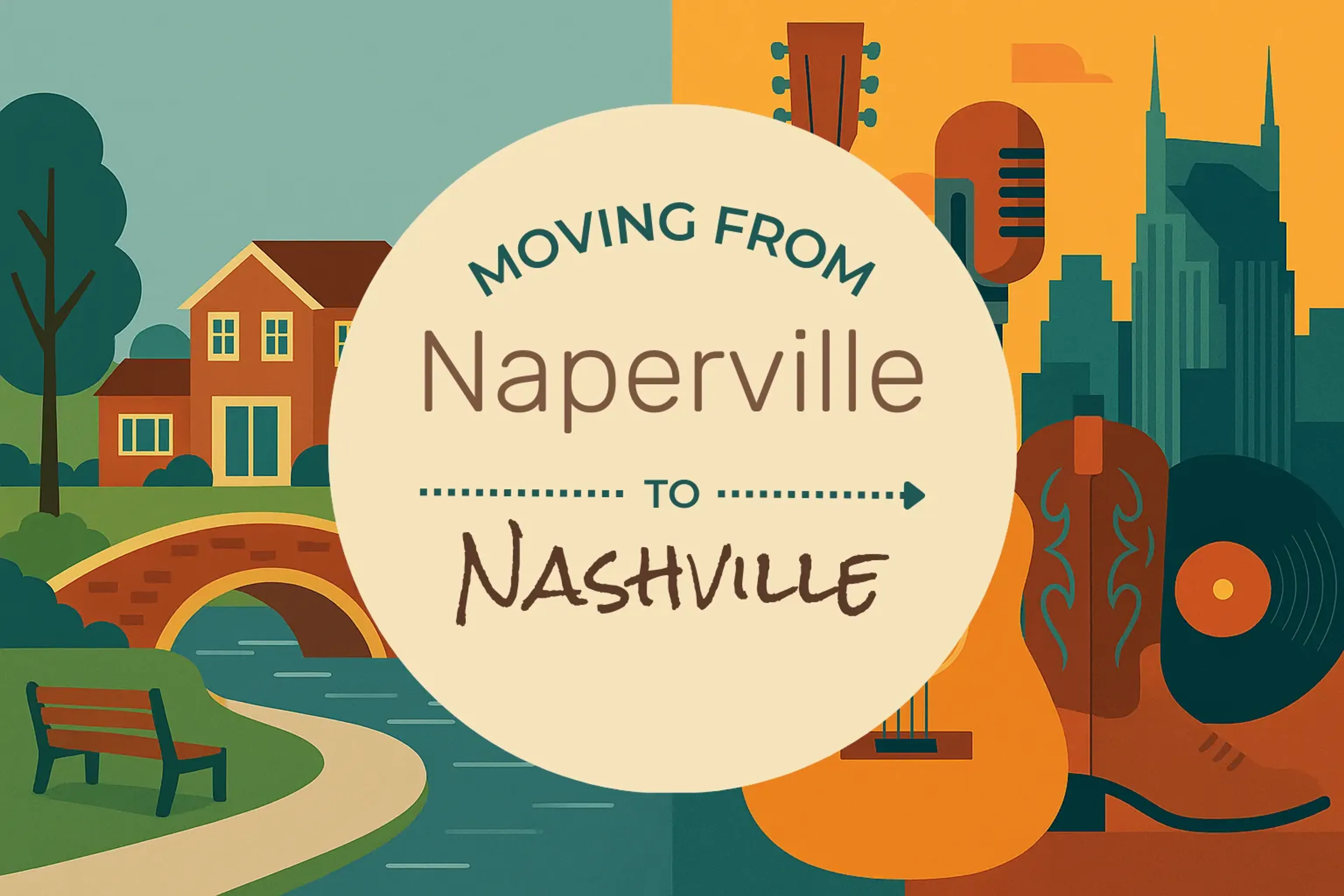 Side-by-side comparison of Naperville to Nashville moving companies