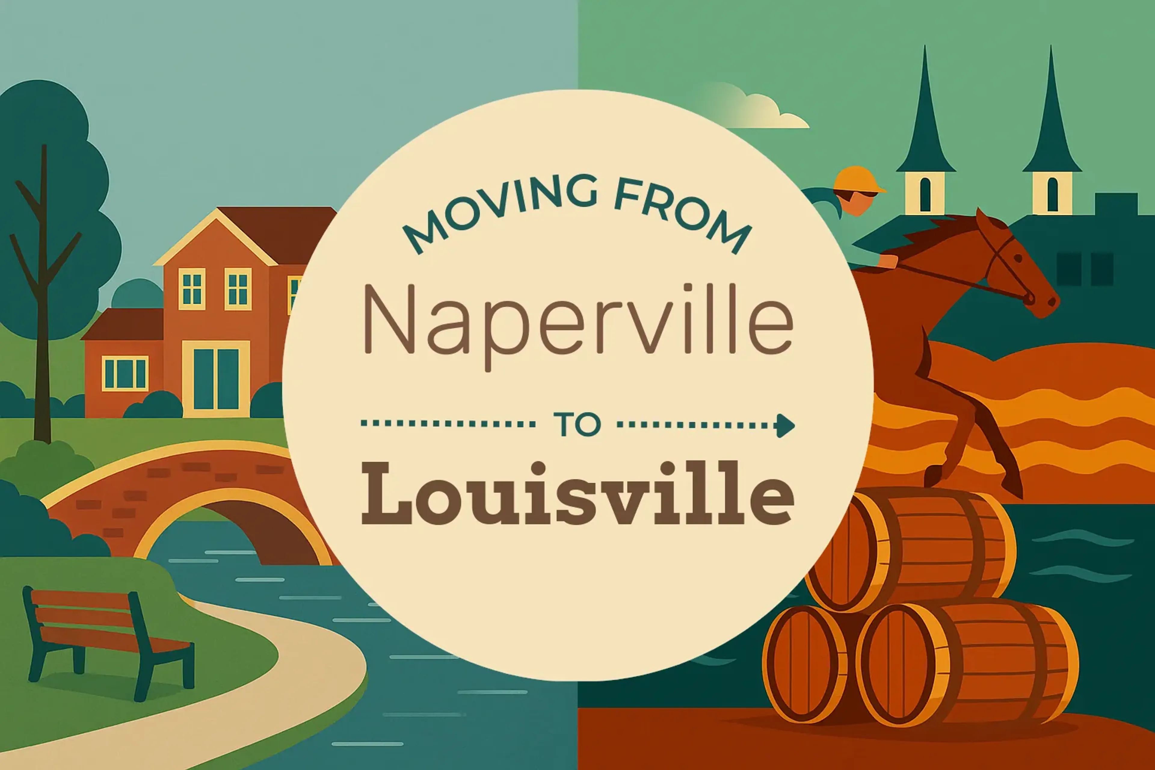 Side-by-side comparison of Naperville to Louisville moving companies