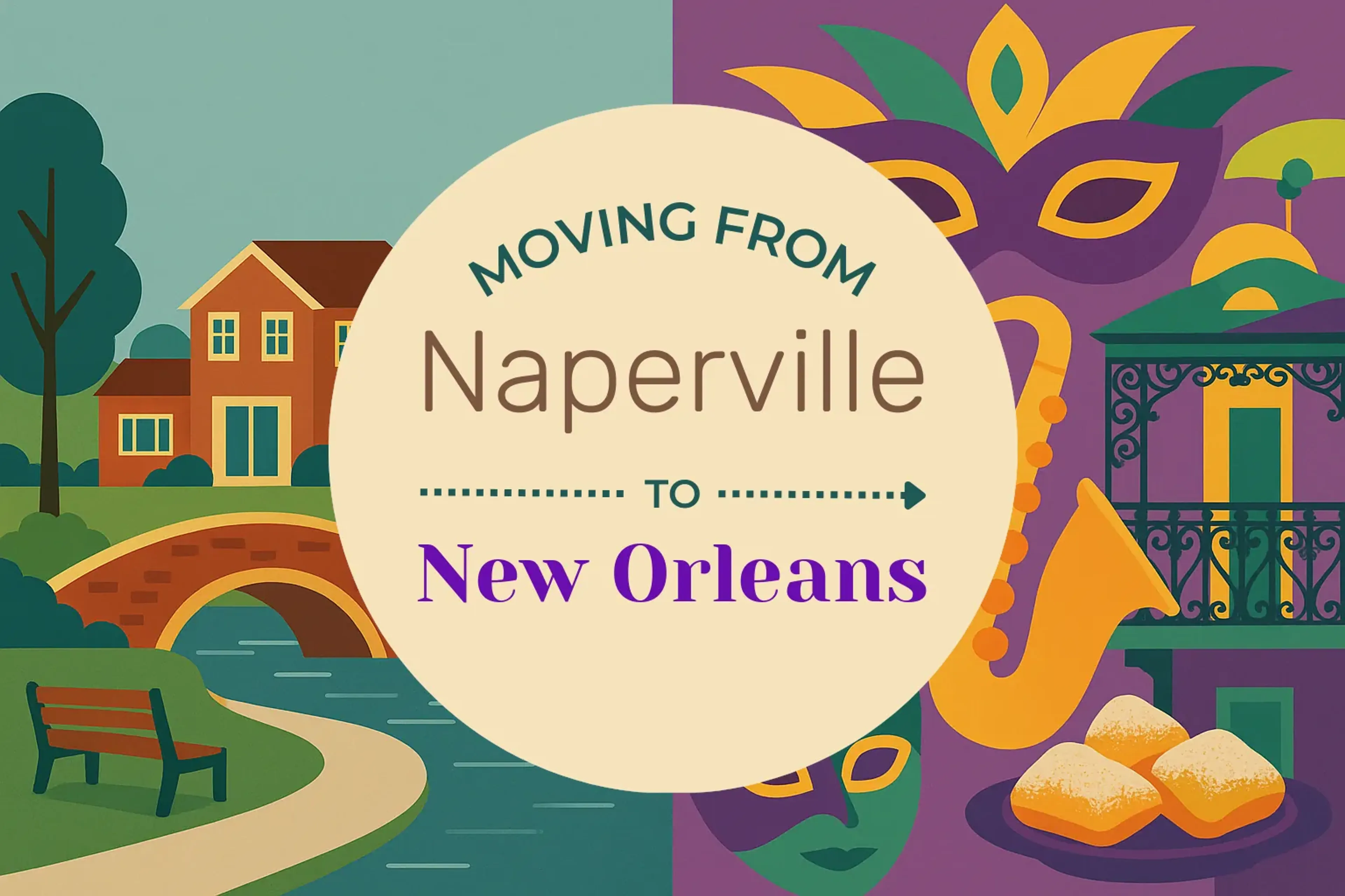 Side-by-side comparison of Naperville to New Orleans moving companies