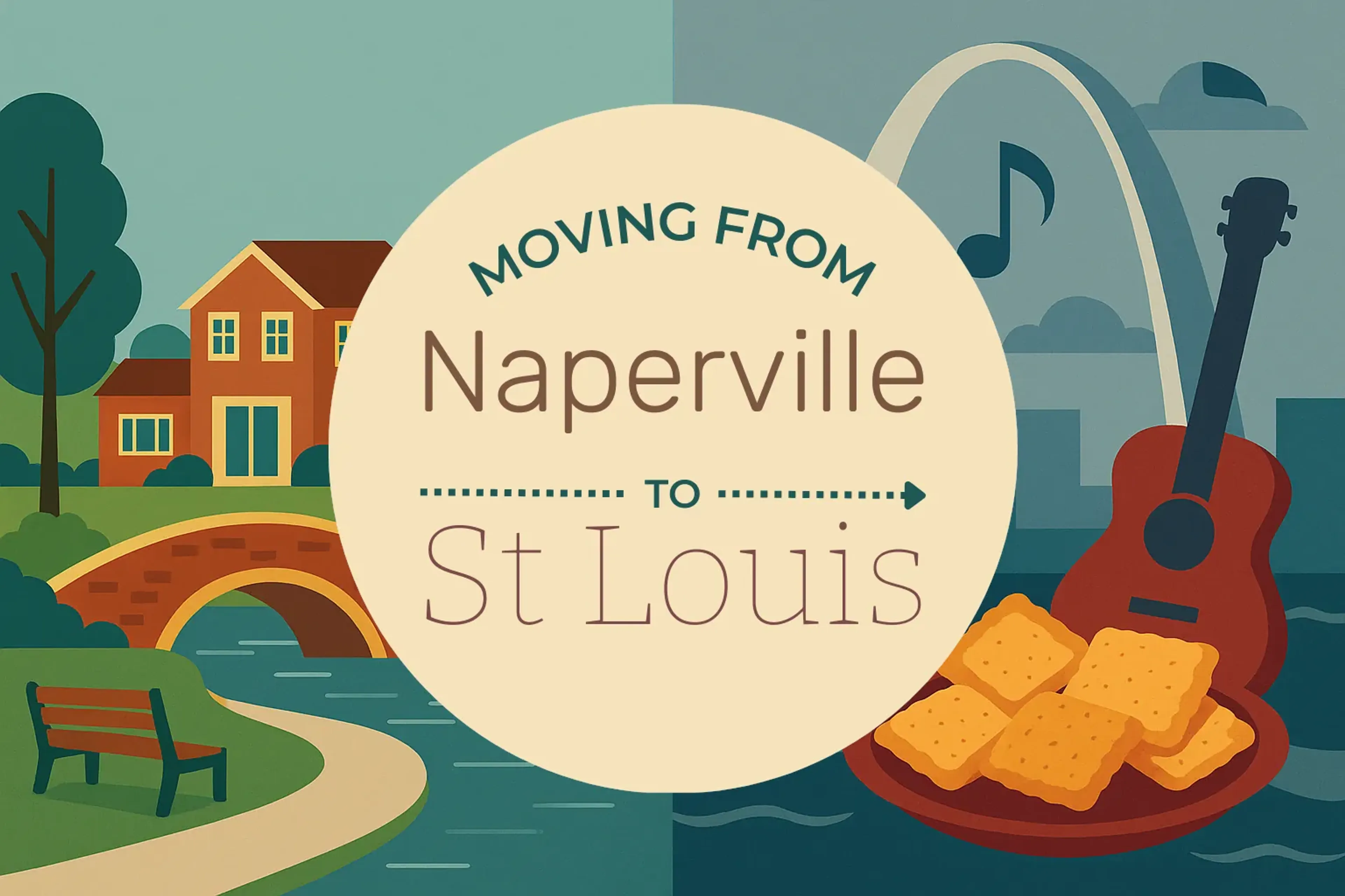 Side-by-side comparison of Naperville to St. Louis moving companies