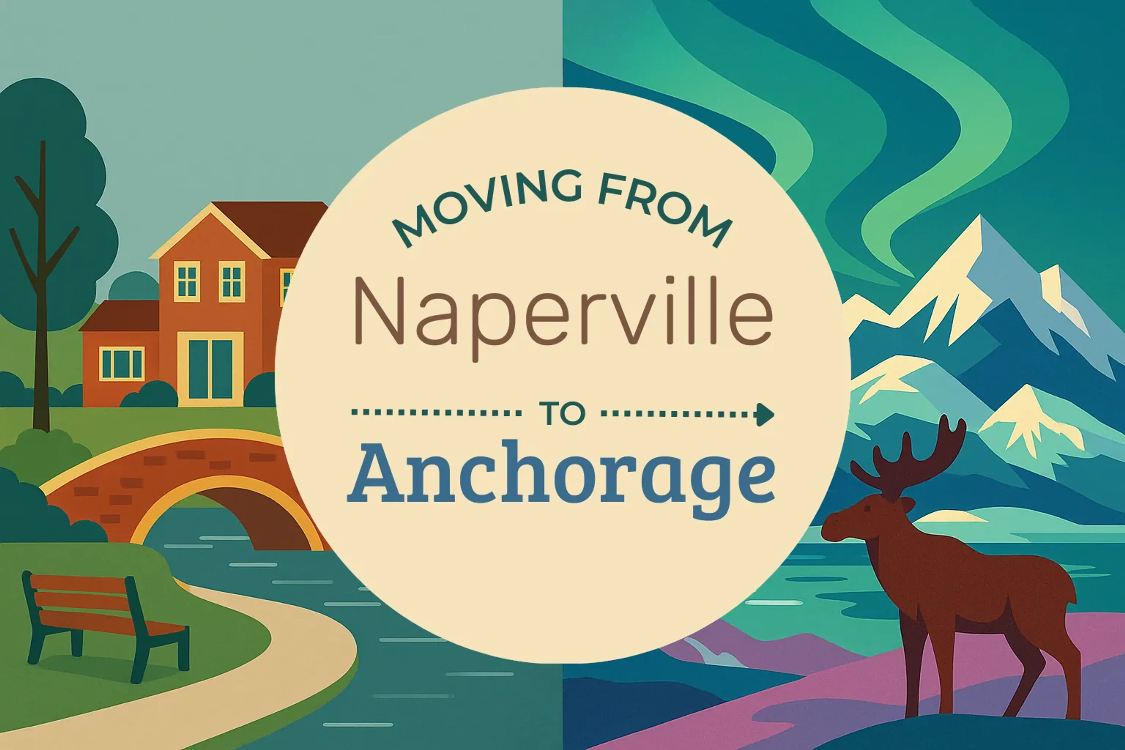 Side-by-side comparison of Naperville to Anchorage moving companies