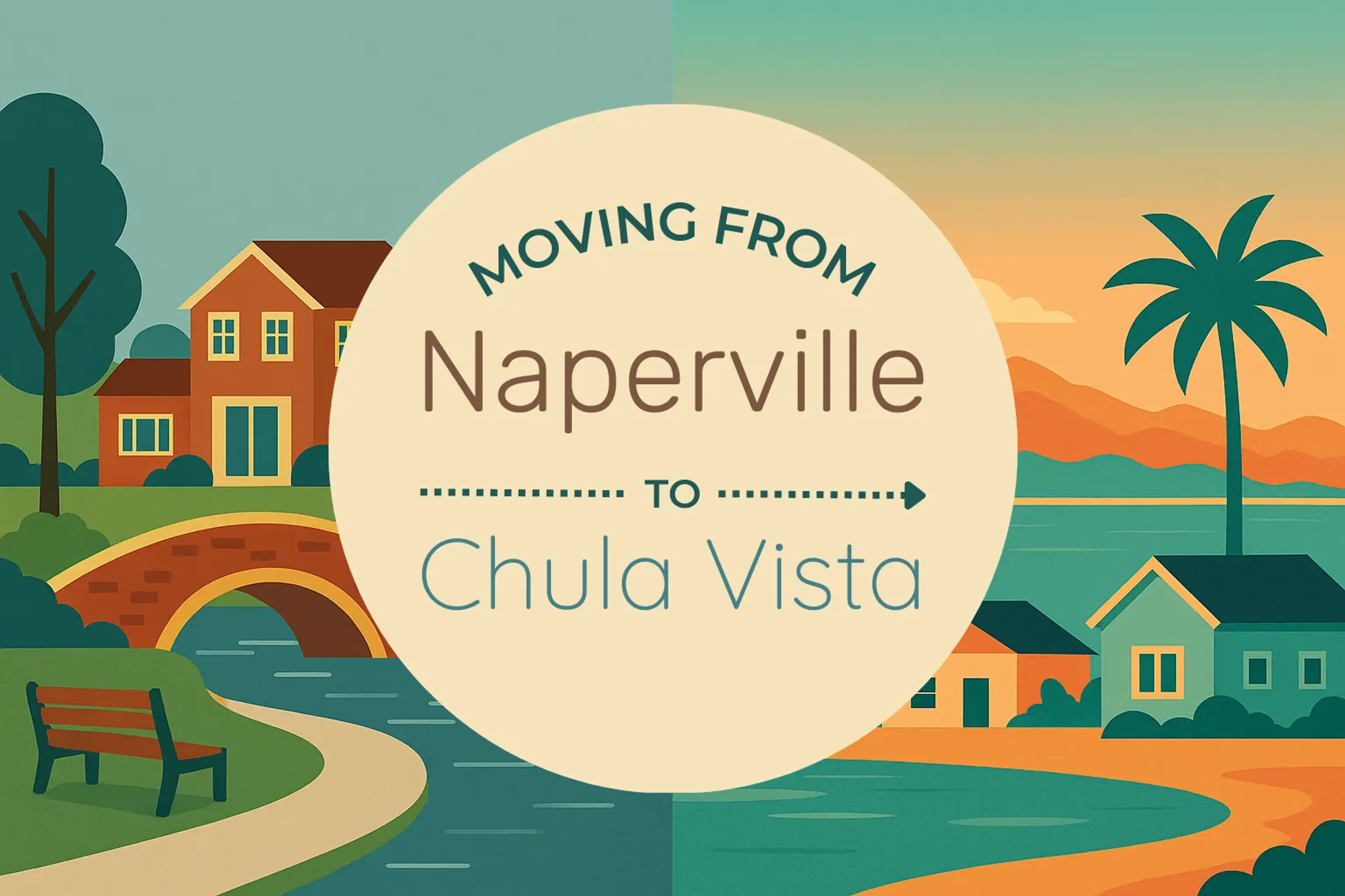 Side-by-side comparison of Naperville to Chula Vista moving companies