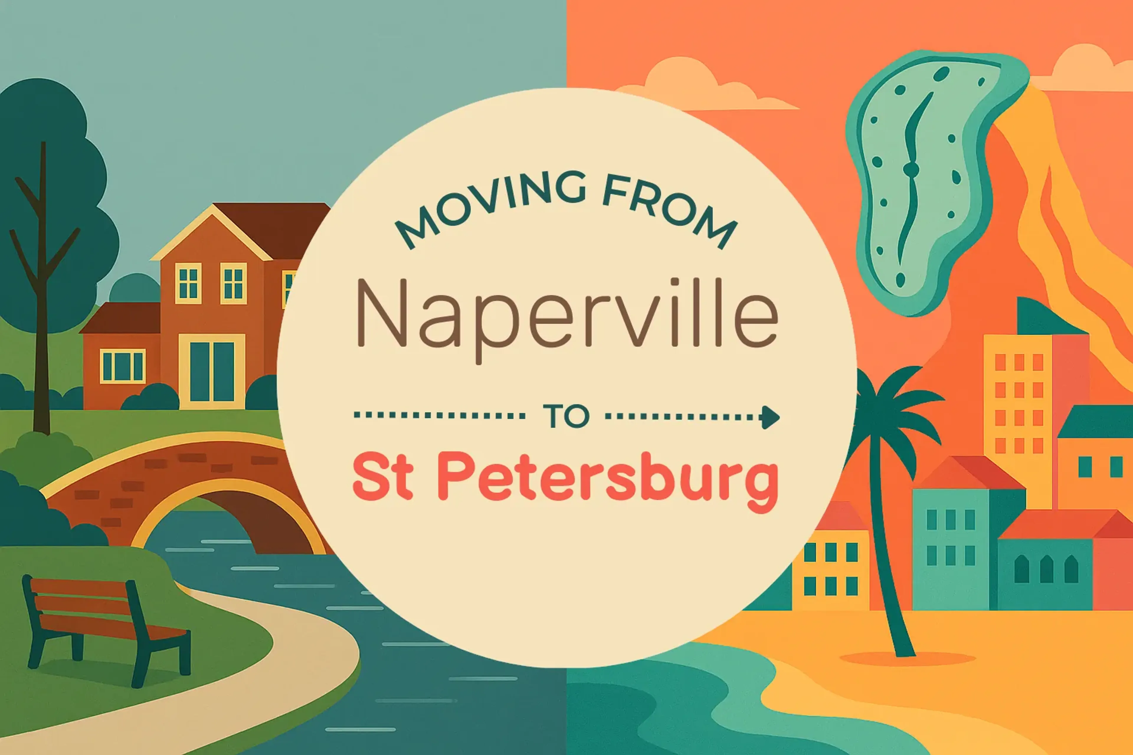 Side-by-side comparison of Naperville to St. Petersburg moving companies