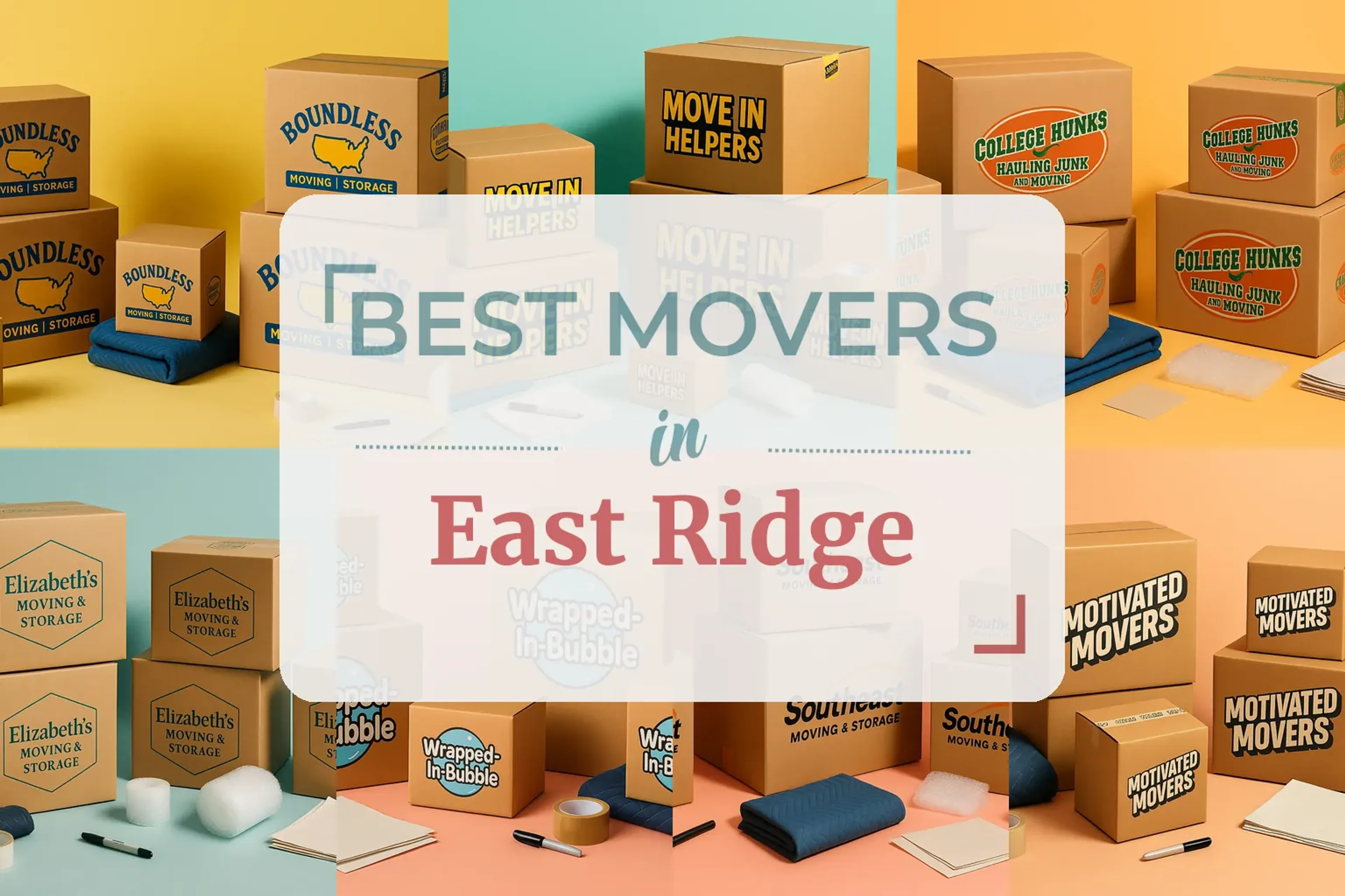 Side-by-side comparison of East Ridge moving companies