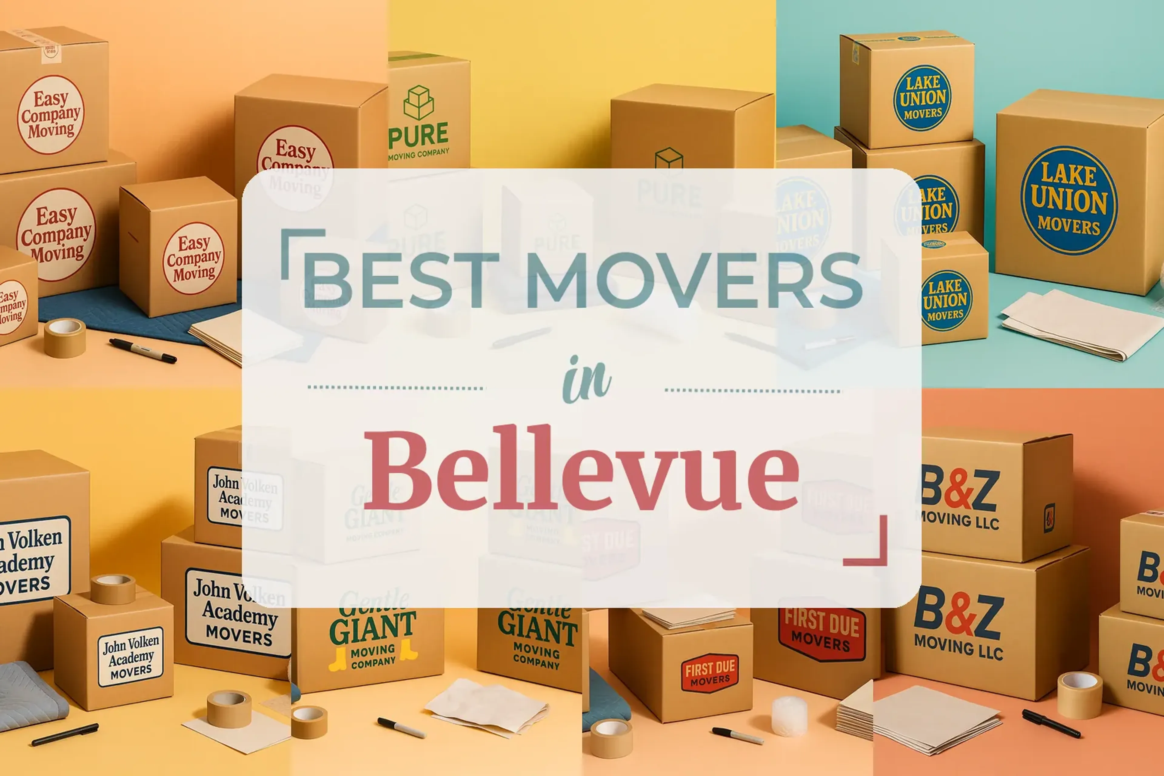 Side-by-side comparison of Bellevue moving companies