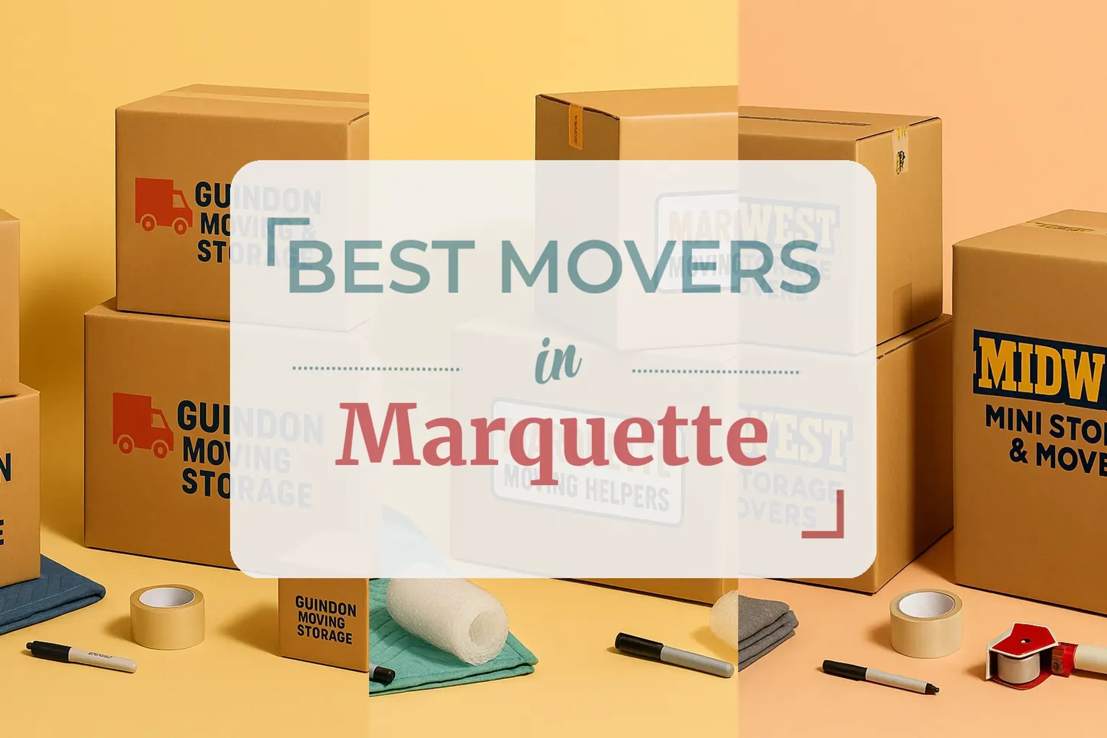 Side-by-side comparison of Marquette moving companies