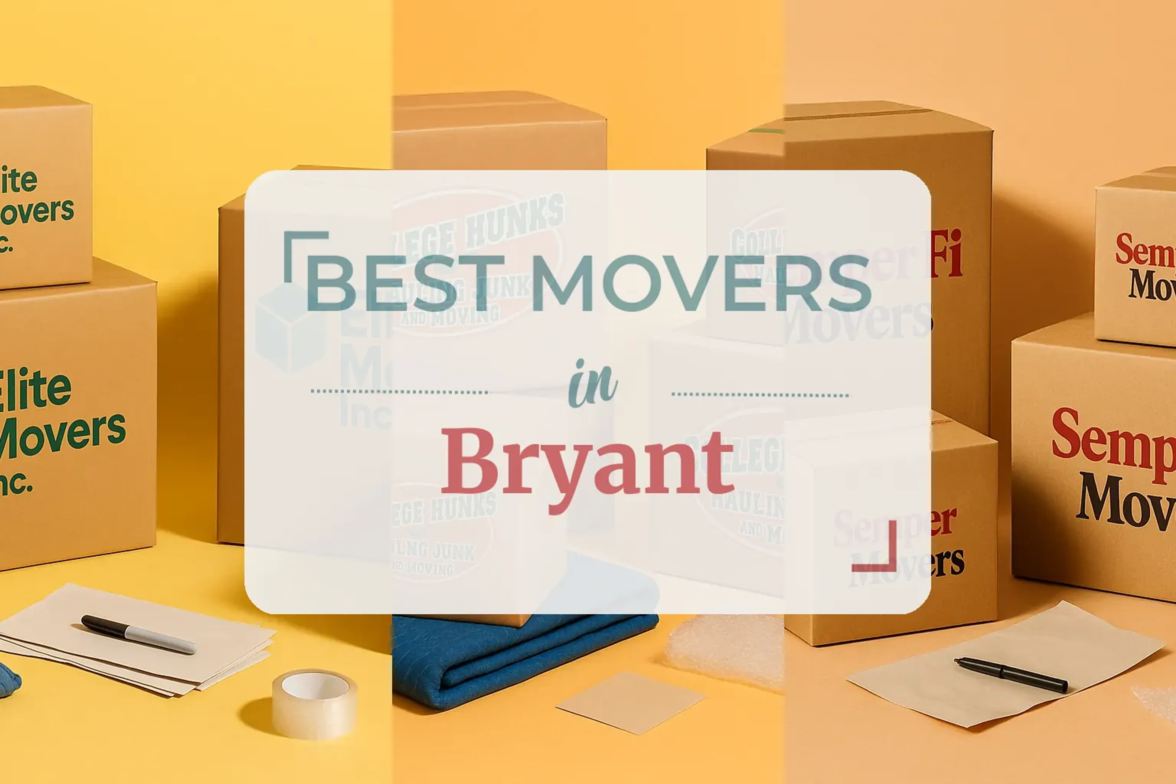 Side-by-side comparison of Bryant moving companies
