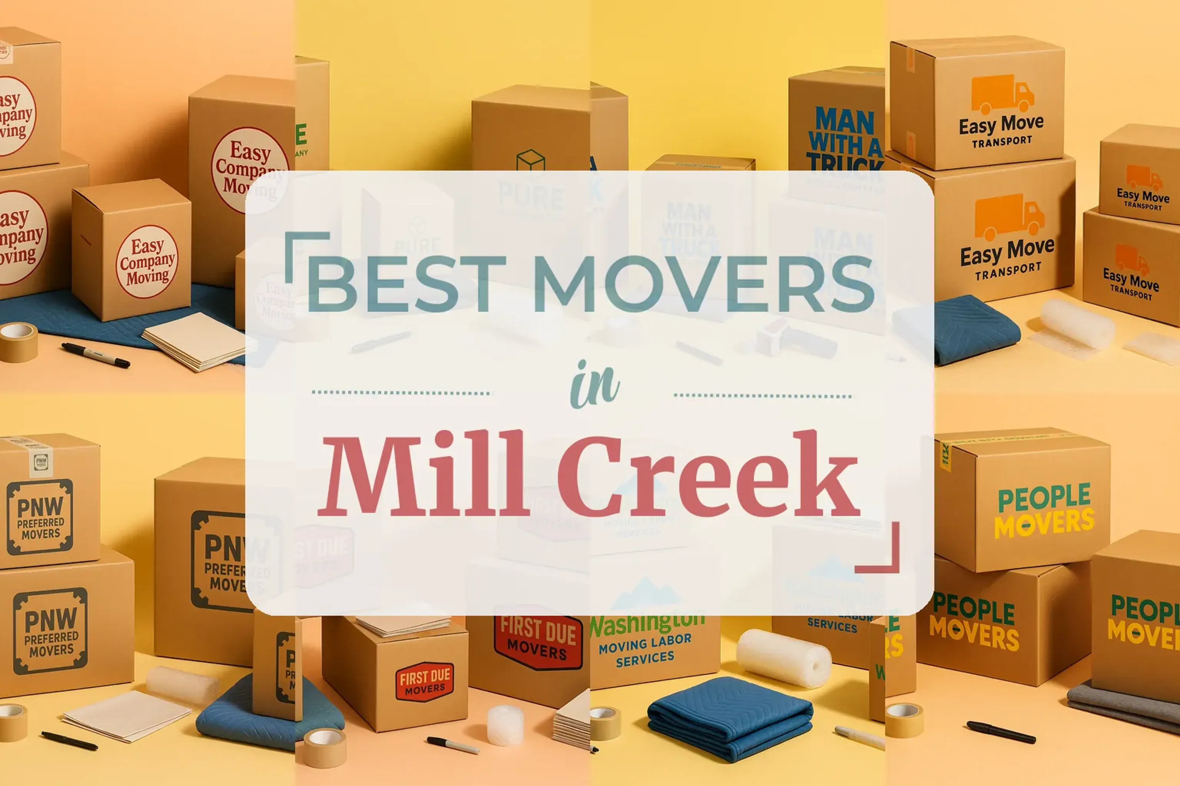 Side-by-side comparison of Mill Creek moving companies