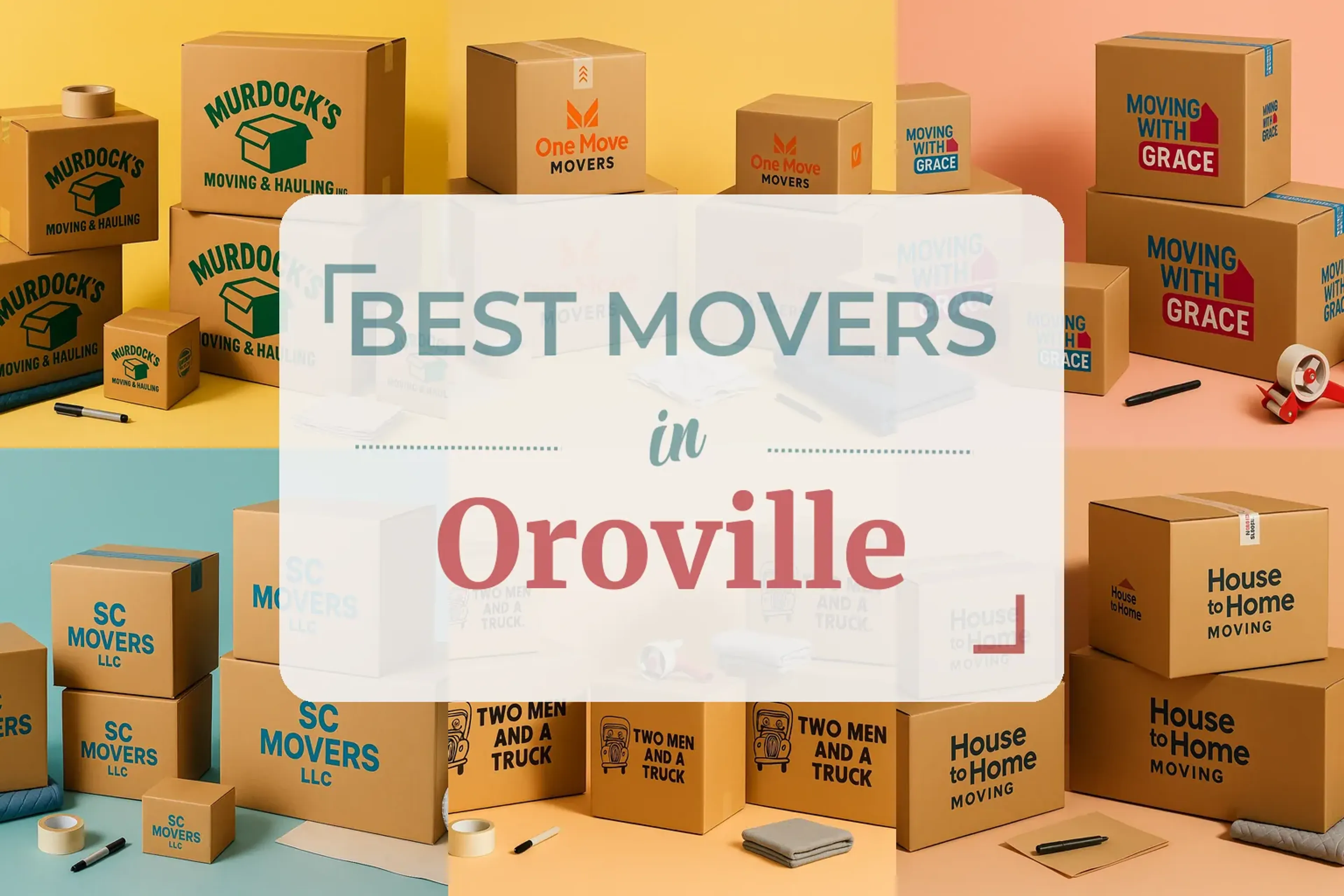 Side-by-side comparison of Oroville moving companies