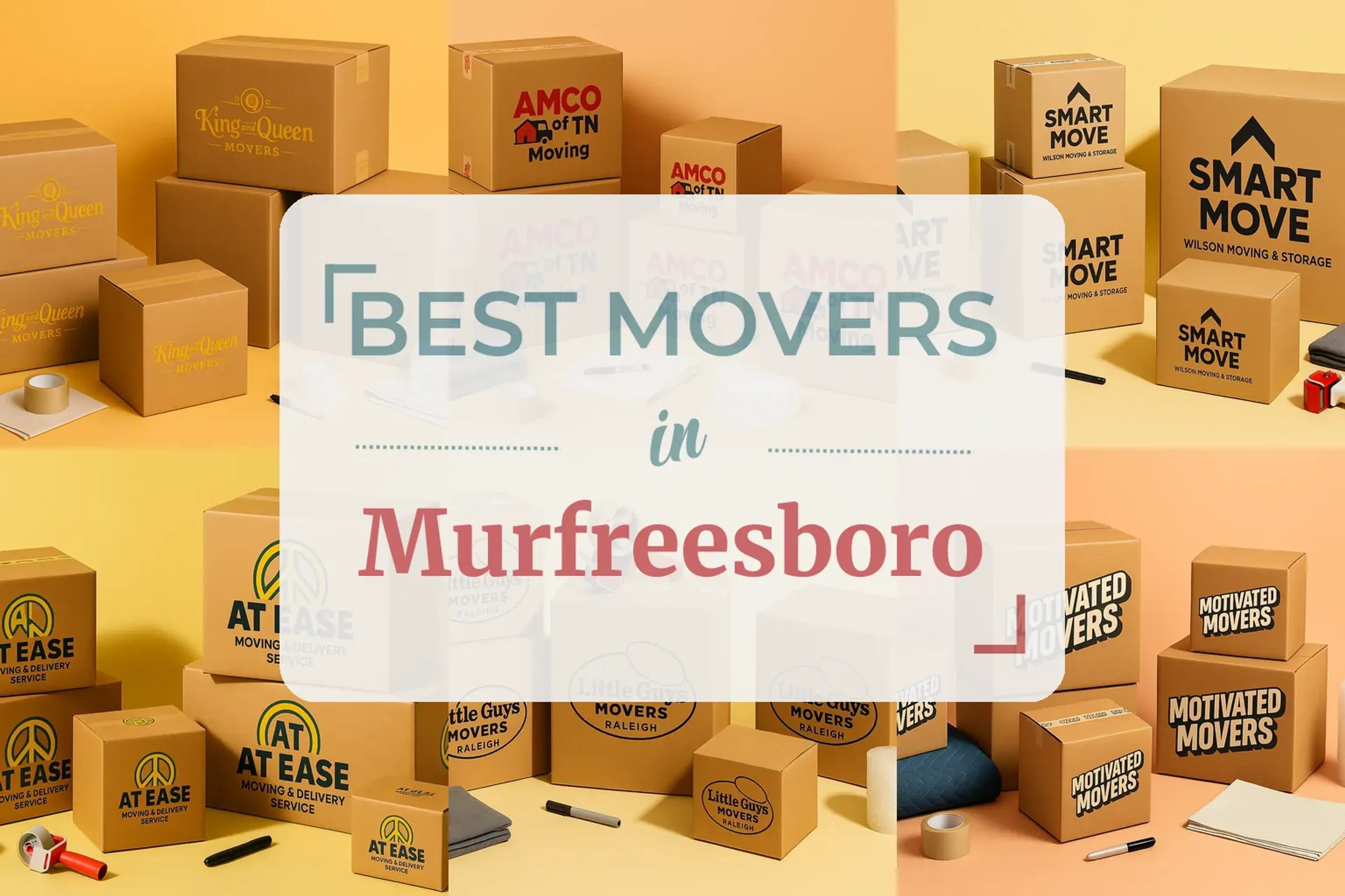 Side-by-side comparison of Murfreesboro moving companies
