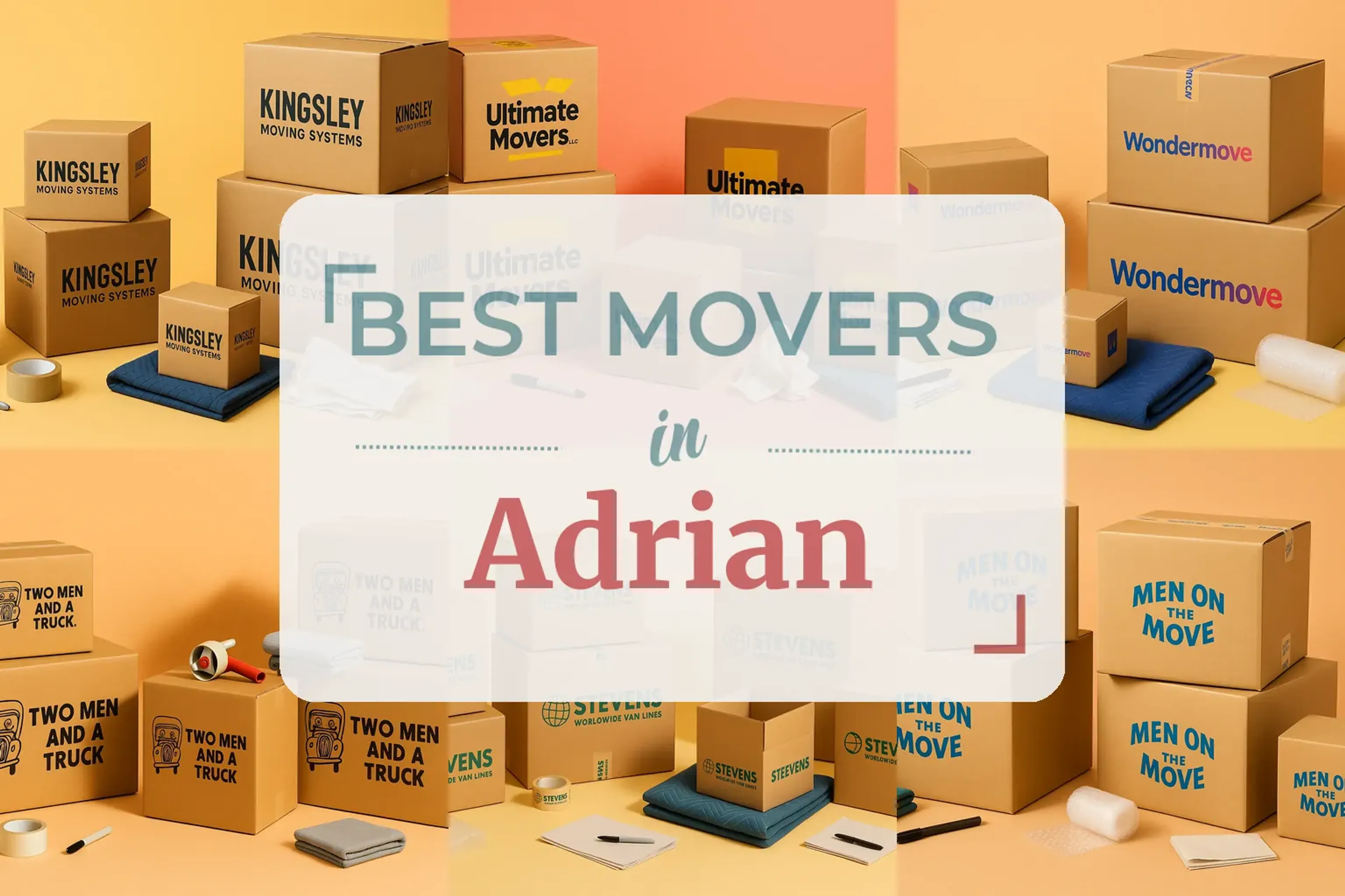 Side-by-side comparison of Adrian moving companies