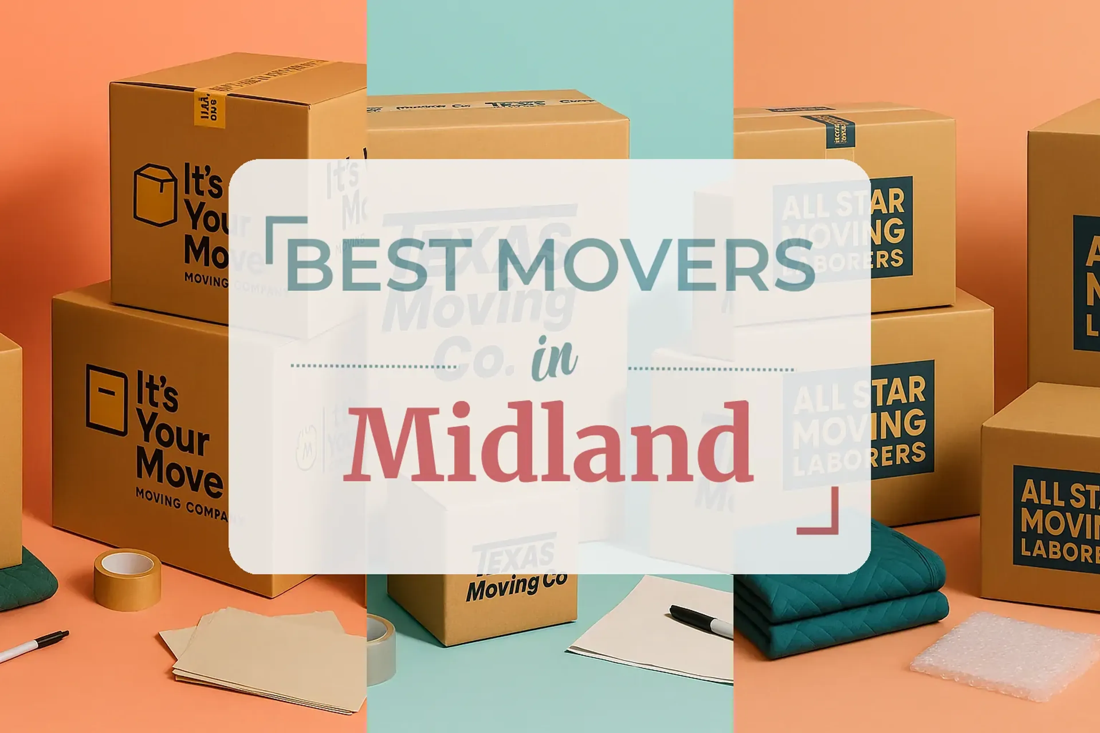 Side-by-side comparison of Midland moving companies