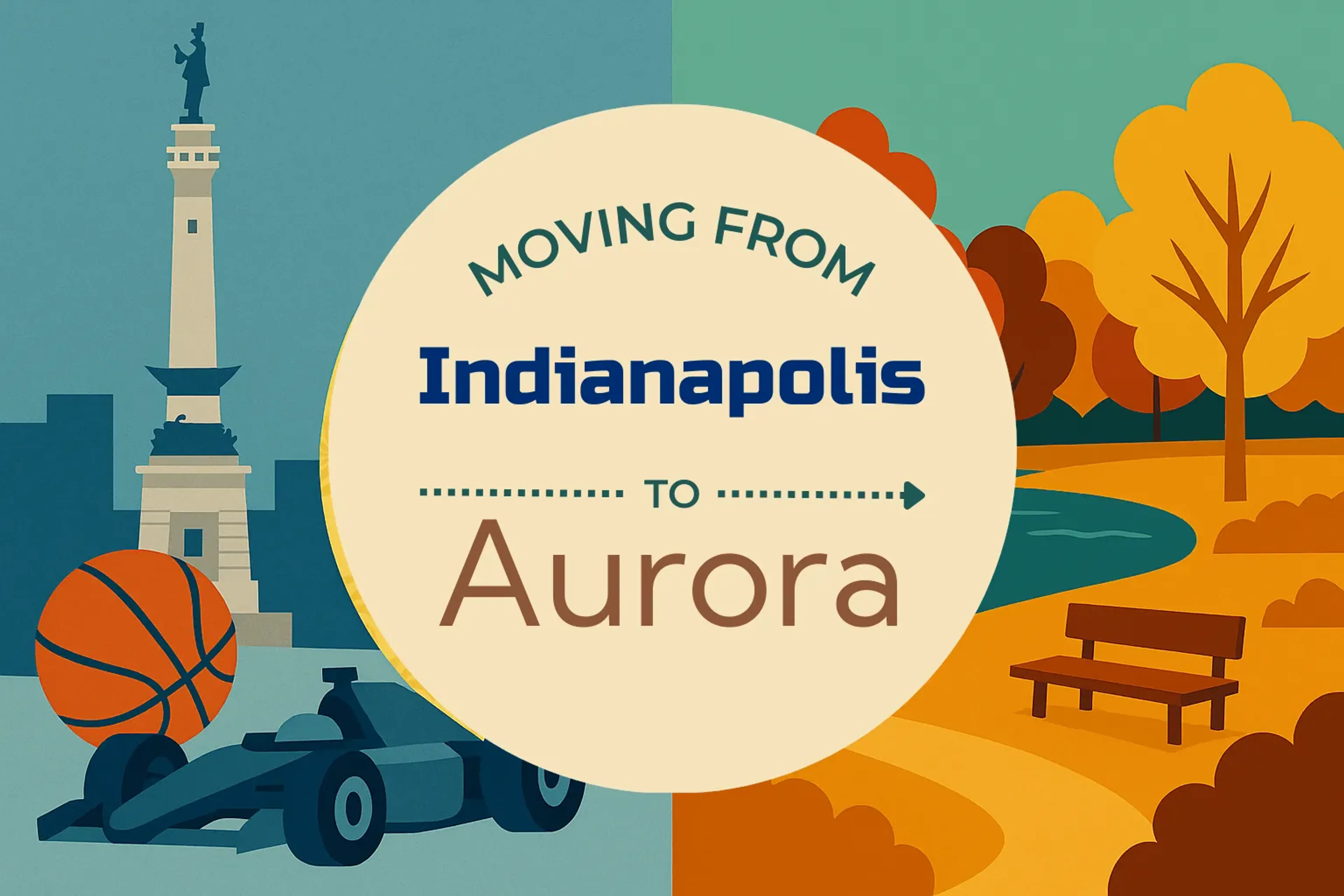 Side-by-side comparison of Indianapolis to Aurora moving companies