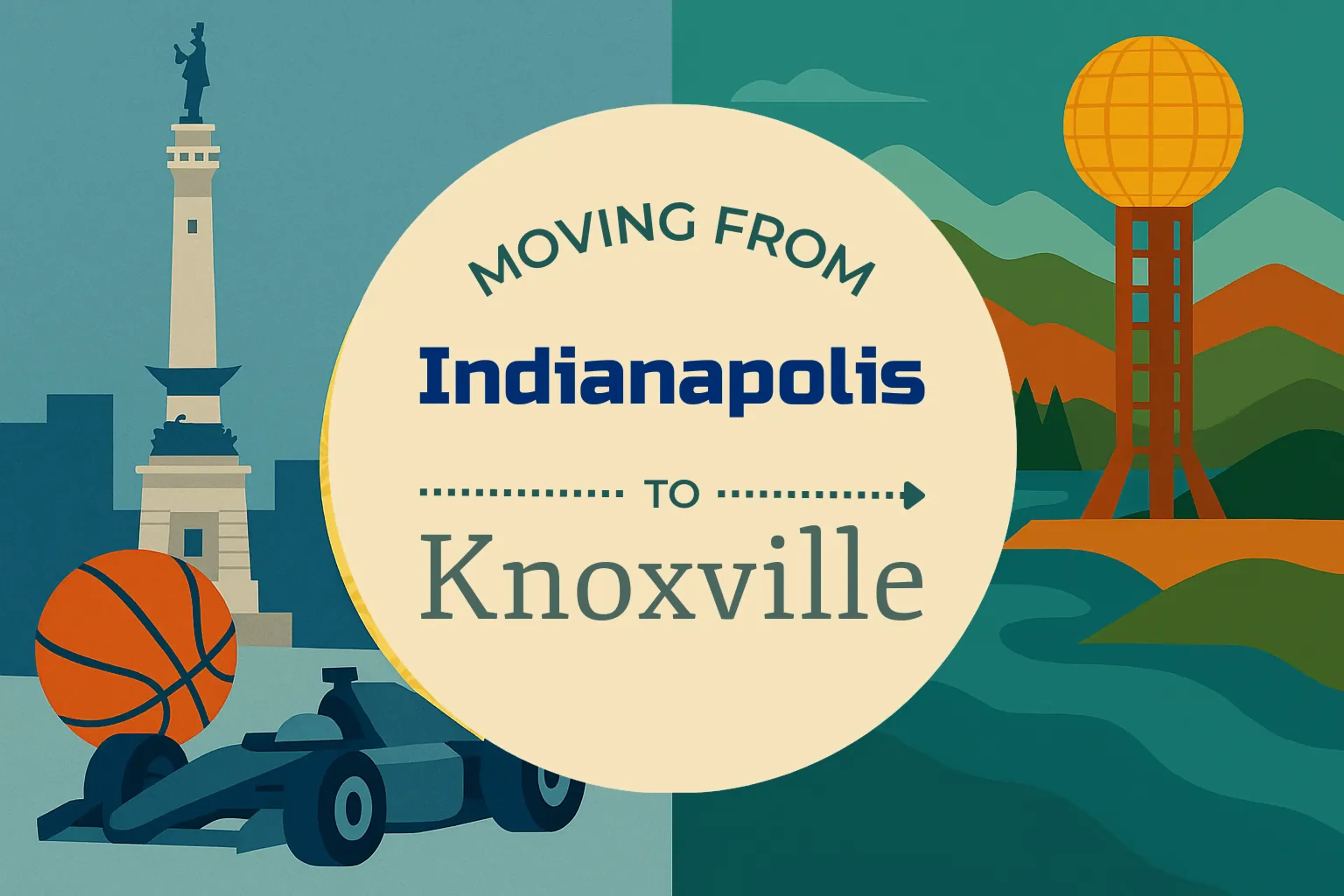 Side-by-side comparison of Indianapolis to Knoxville moving companies