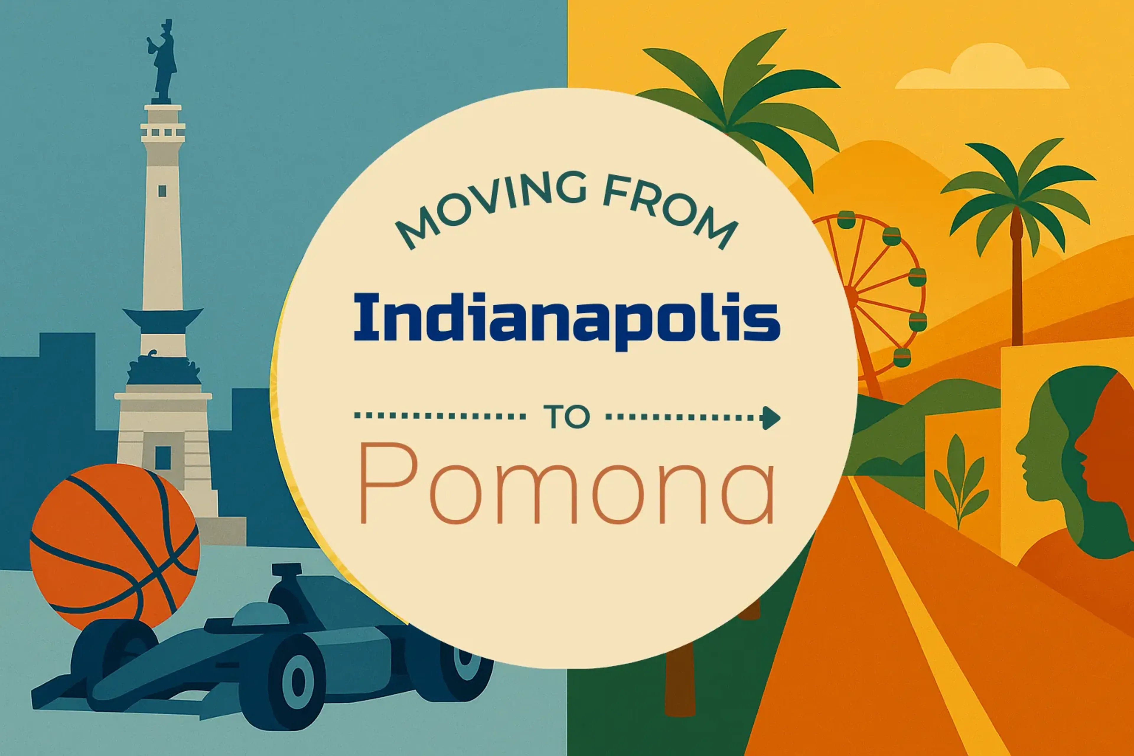 Side-by-side comparison of Indianapolis to Pomona moving companies