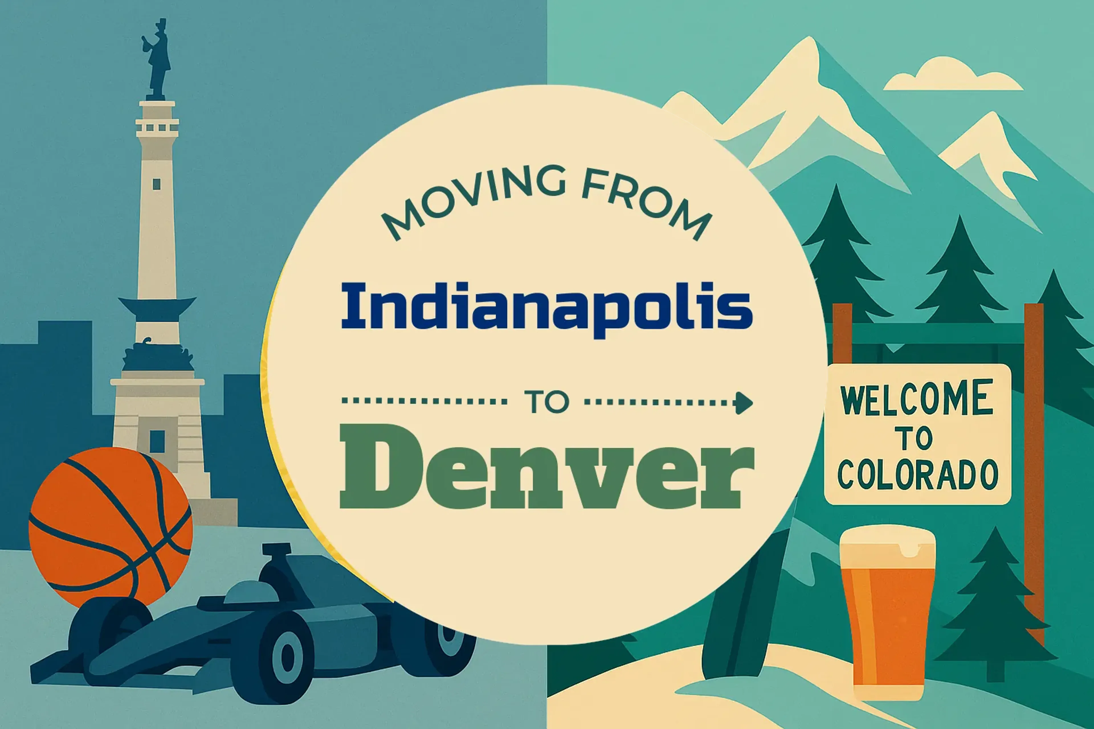 Side-by-side comparison of Indianapolis to Denver moving companies