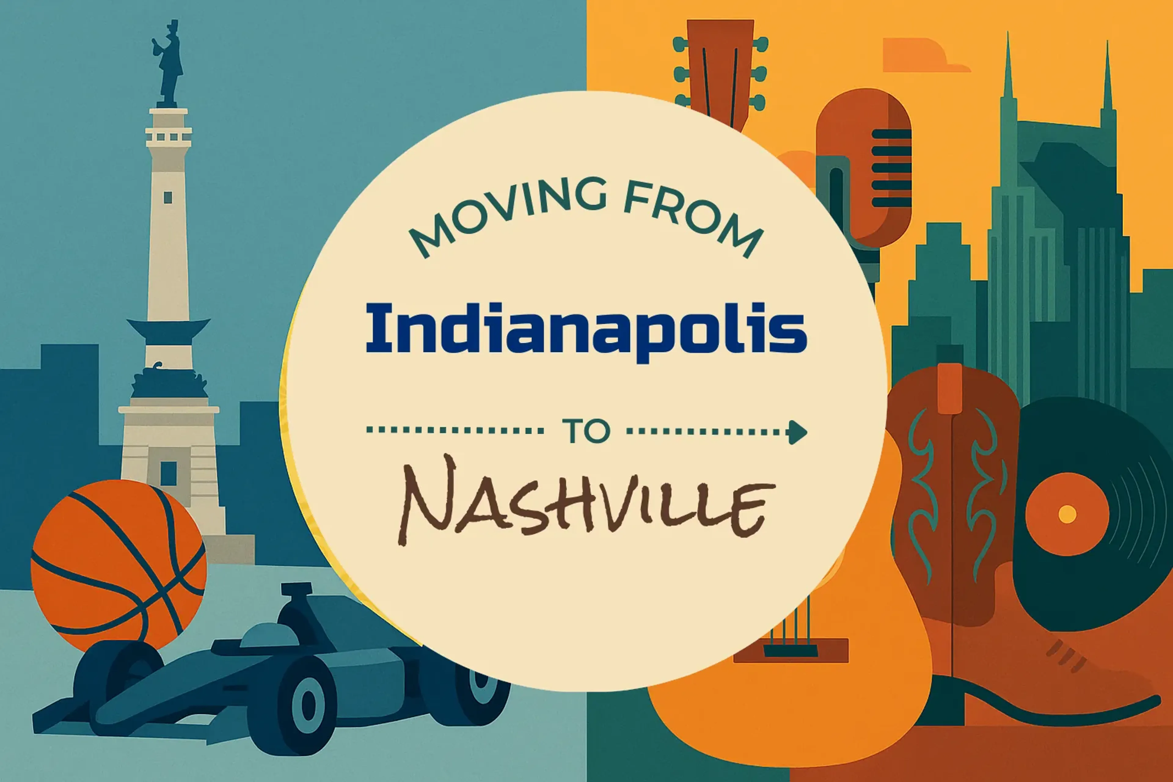 Side-by-side comparison of Indianapolis to Nashville moving companies