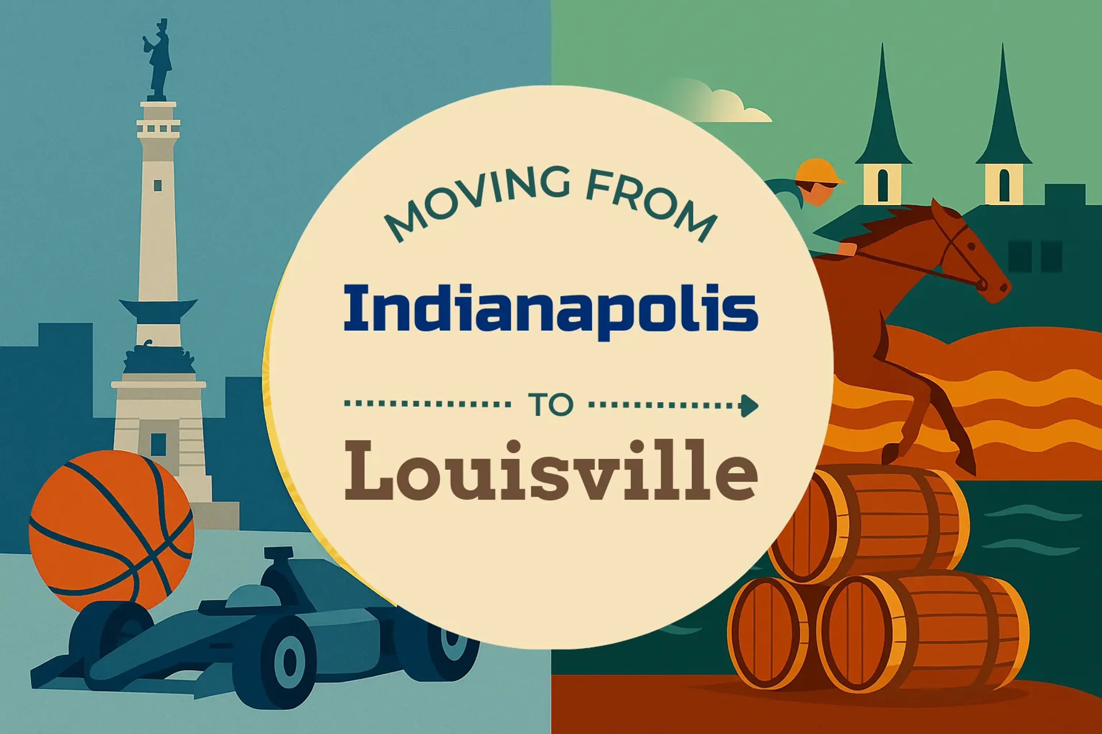 Side-by-side comparison of Indianapolis to Louisville moving companies